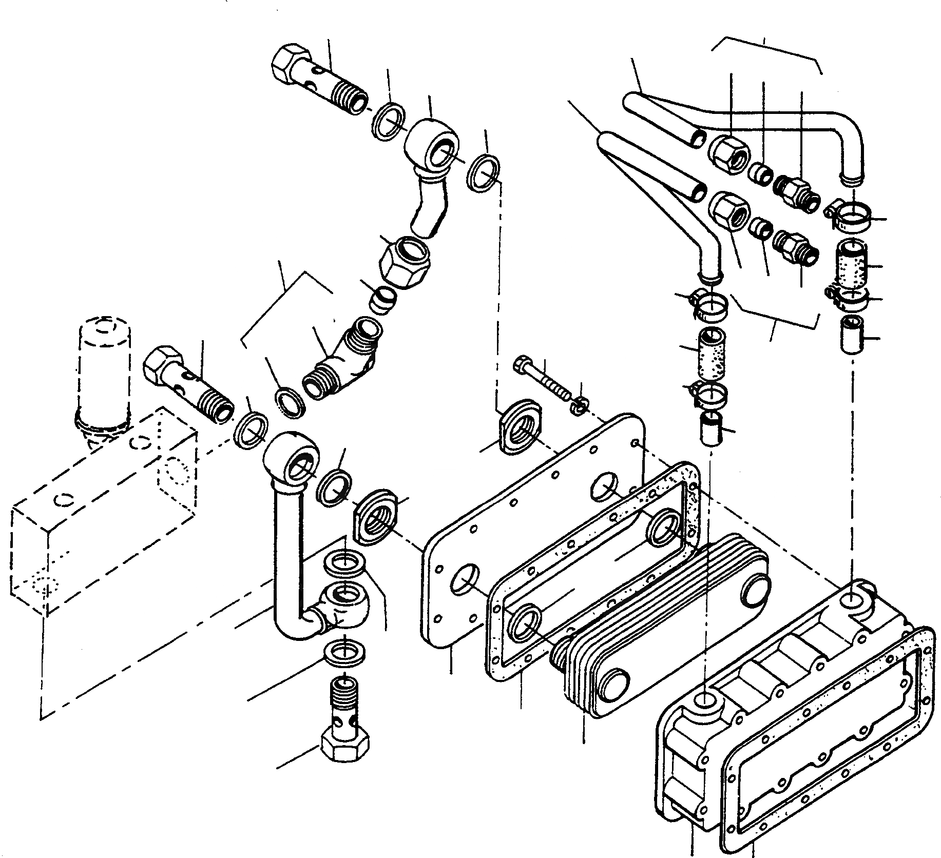 Схема запчастей Komatsu 44C - ДВИГАТЕЛЬ МАСЛ. ОХЛАЖД-Е ДВИГАТЕЛЬ, АКСЕССУАРЫ И ЭЛЕКТРИЧ. СИСТЕМА