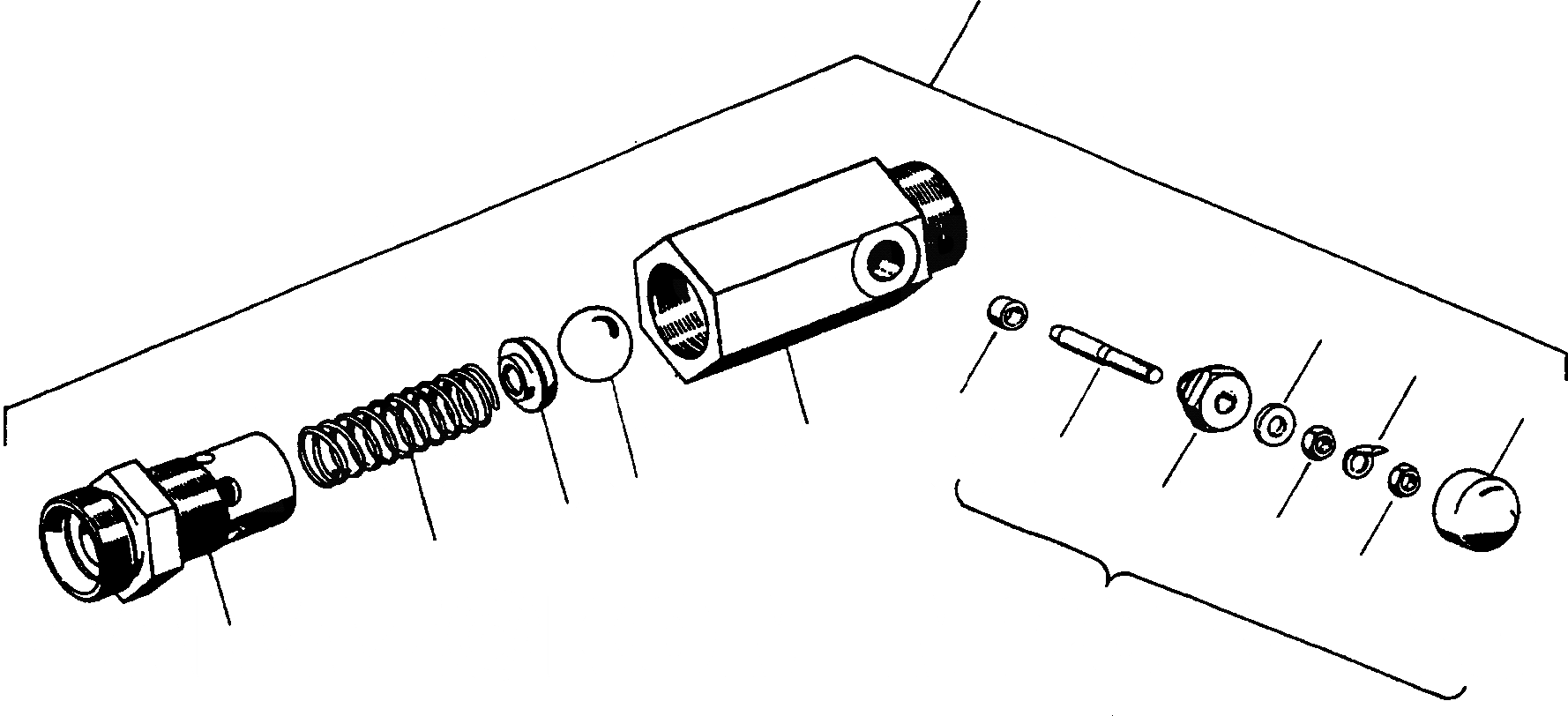 Схема запчастей Komatsu 44C - ЭКСТРЕНН. НАСОС РУЛЕВ. УПРАВЛ-Я И ТРУБЫS, ПОТОК ИНДИКАТОР СИСТЕМАУПРАВЛЕНИЯ ПОВОРОТОМ, ПЕРЕДНИЙ МОСТ, ТОРМОЗ. СИСТЕМА