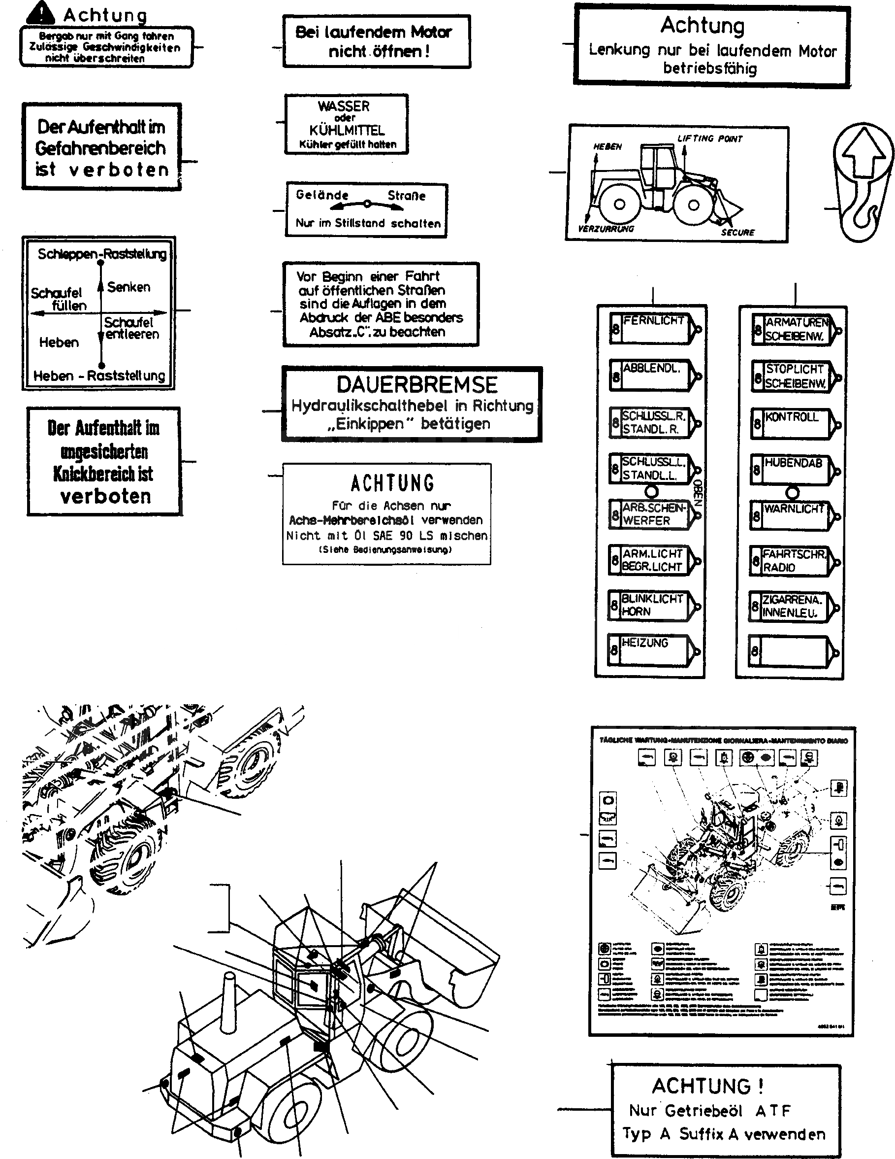 Схема запчастей Komatsu 44C - ТАБЛИЧКИS, ПОРТУГАЛ. ШАССИ И SUPERSTRUCTURE