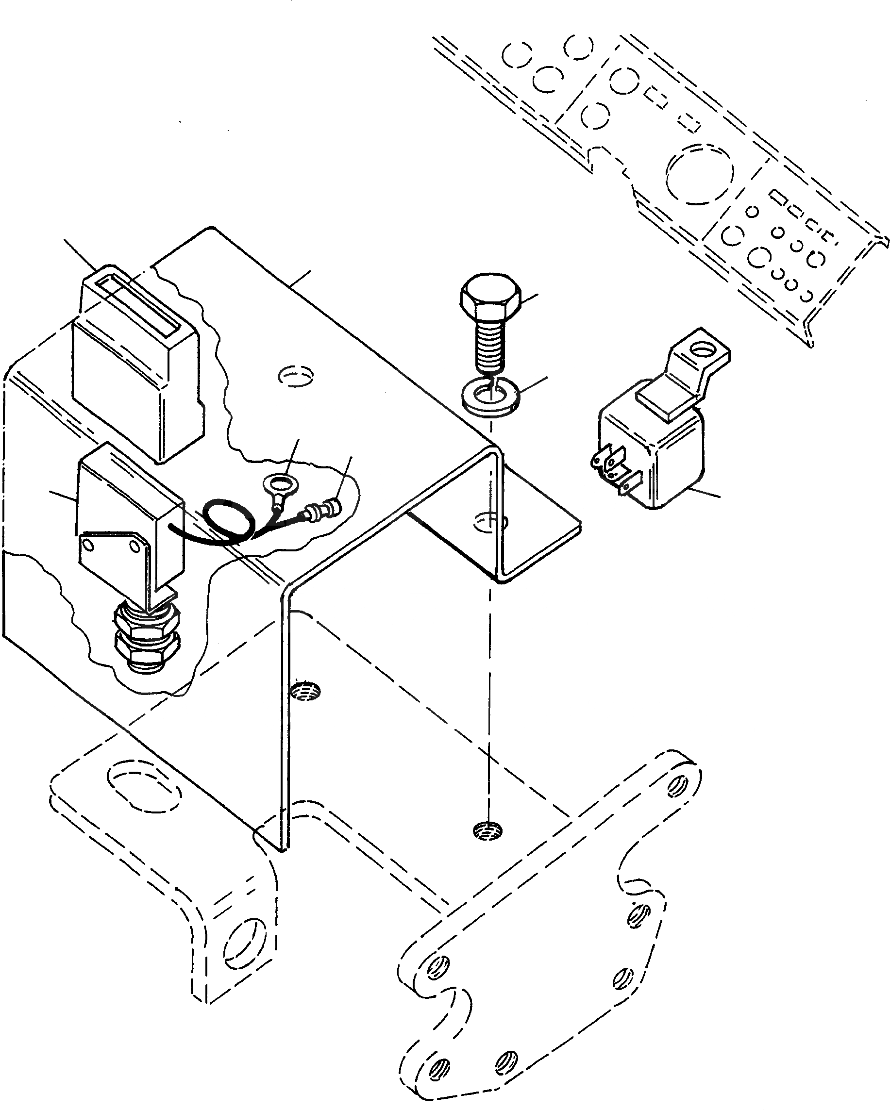 Схема запчастей Komatsu 44C - NЕСTRAL БЛОКИР. ДВИГАТЕЛЬ, АКСЕССУАРЫ И ЭЛЕКТРИЧ. СИСТЕМА