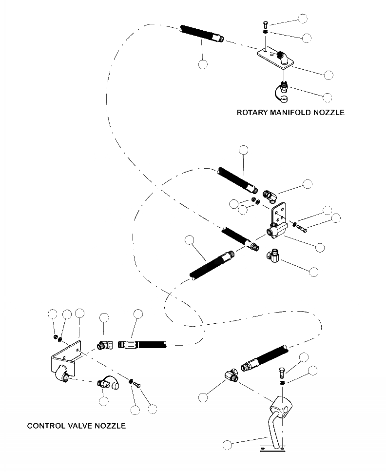 Схема запчастей Komatsu 450FXL-1 - V-8A FIRE SUPPRESSION СИСТЕМА FEED ЛИНИЯ АКСЕССУАРЫ
