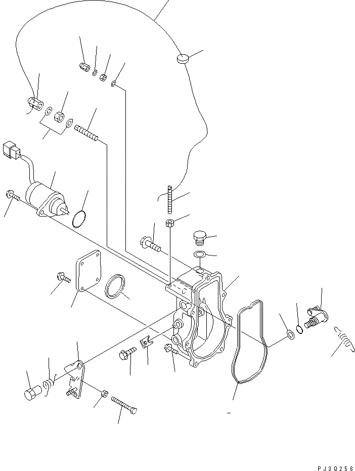 Схема запчастей Komatsu 4D88E-3C - ТОПЛ. НАСОС (РЕГУЛЯТОР) (/) (ВНУТР. ЧАСТИ) (EPA СПЕЦ-Я.)(№-) ДВИГАТЕЛЬ