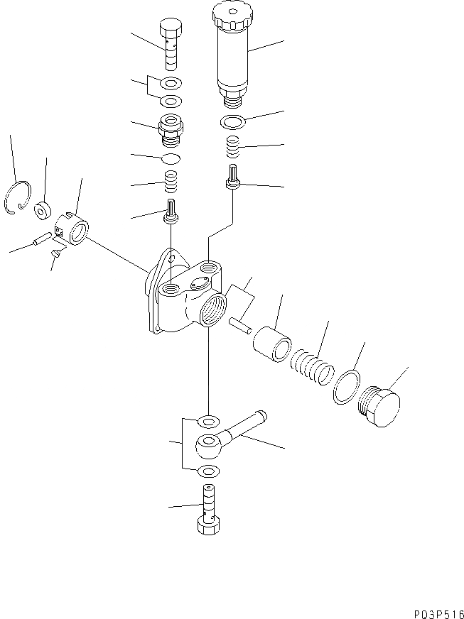 Схема запчастей Komatsu 4D94-2F - ТОПЛ. НАСОС (ПОДКАЧИВАЮЩ. НАСОС)(№7-7) ТОПЛИВН. СИСТЕМА