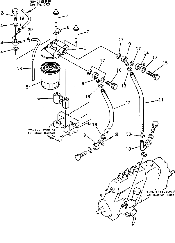 Схема запчастей Komatsu 4D95L-1Z - - -