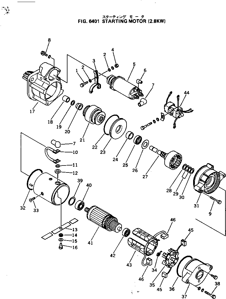 Схема запчастей Komatsu 4D95L-W-1A - - -