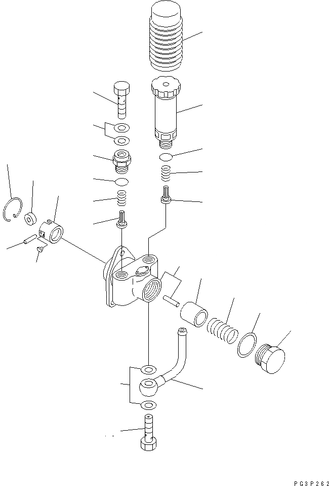 Схема запчастей Komatsu 4D95S-1D - ТОПЛ. НАСОС (ПОДКАЧИВАЮЩ. НАСОС) ТОПЛИВН. СИСТЕМА