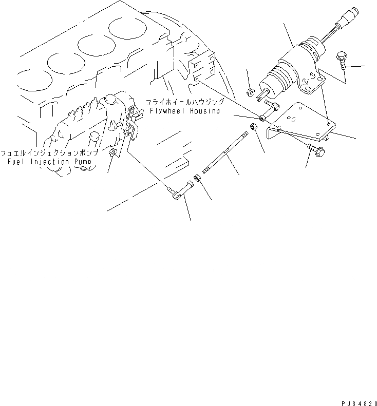 Схема запчастей Komatsu 4D95S-W-1D - - -