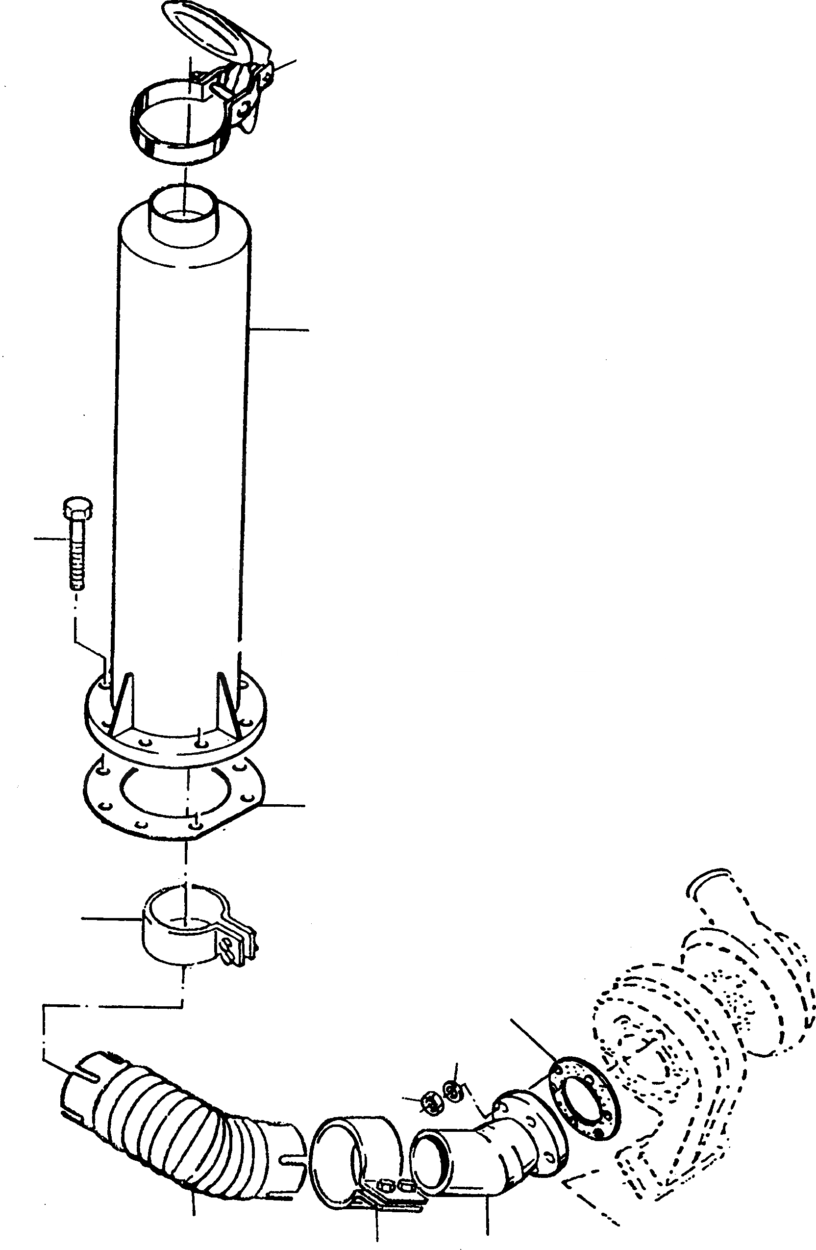 Схема запчастей Komatsu 50E - ВЫПУСКН. СИСТЕМА, СТАНДАРТН., EXECUTION I ДВИГАТЕЛЬ, АКСЕССУАРЫ И ЭЛЕКТРИЧ. СИСТЕМА