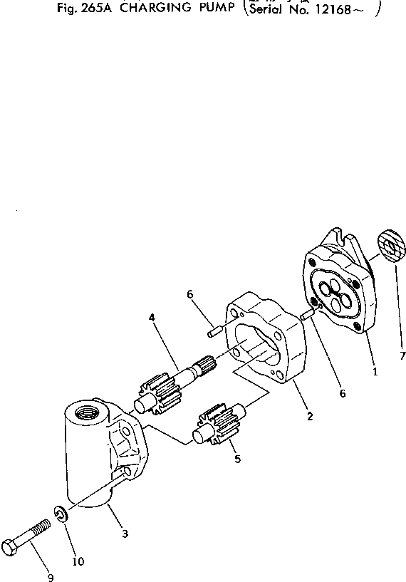 Схема запчастей Komatsu 510-1 - НАГНЕТАЮЩ. НАСОС(№8-) ТРАНСМИССИЯ