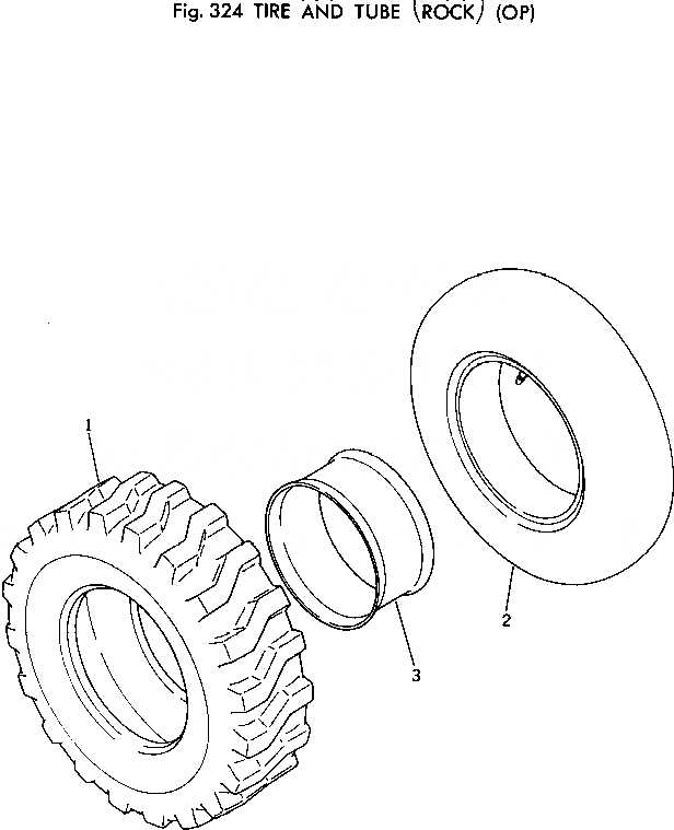 Схема запчастей Komatsu 510-1 - ШИНЫ И ТРУБКА (СКАЛЬН.) ПРИВОДВАЛ¤ ДИФФЕРЕНЦ. И КОЛЕСА