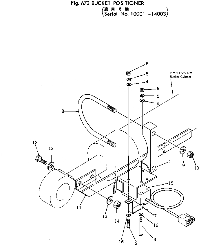 Схема запчастей Komatsu 510-1 - КОВШ ПОЗИЦИОНЕР(№-) УПРАВЛ-Е РАБОЧИМ ОБОРУДОВАНИЕМ