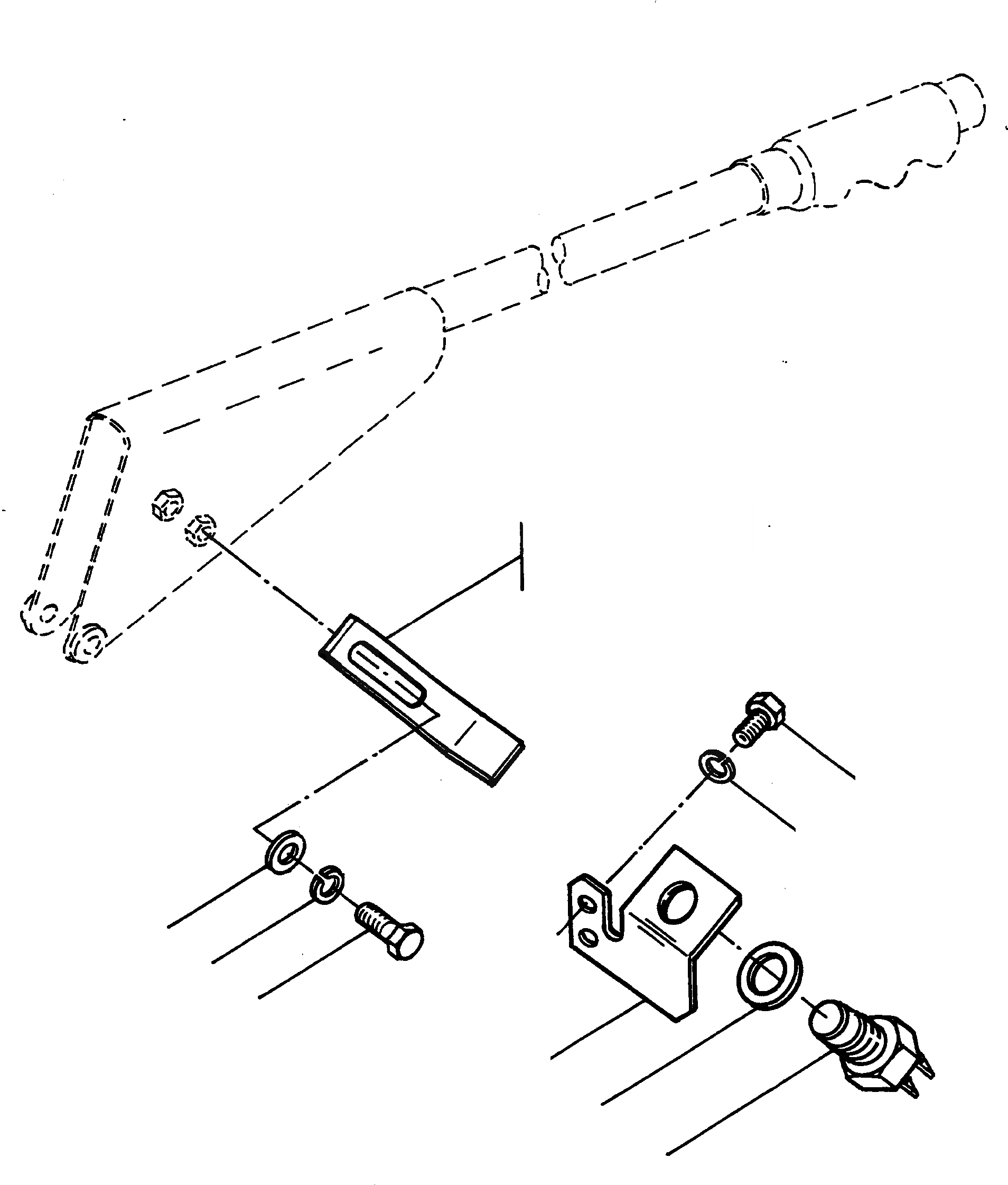 Схема запчастей Komatsu 55C - HAND ТОРМОЗ. WARNING ПЕРЕКЛЮЧАТЕЛЬ ДВИГАТЕЛЬ, АКСЕССУАРЫ И ЭЛЕКТРИЧ. СИСТЕМА