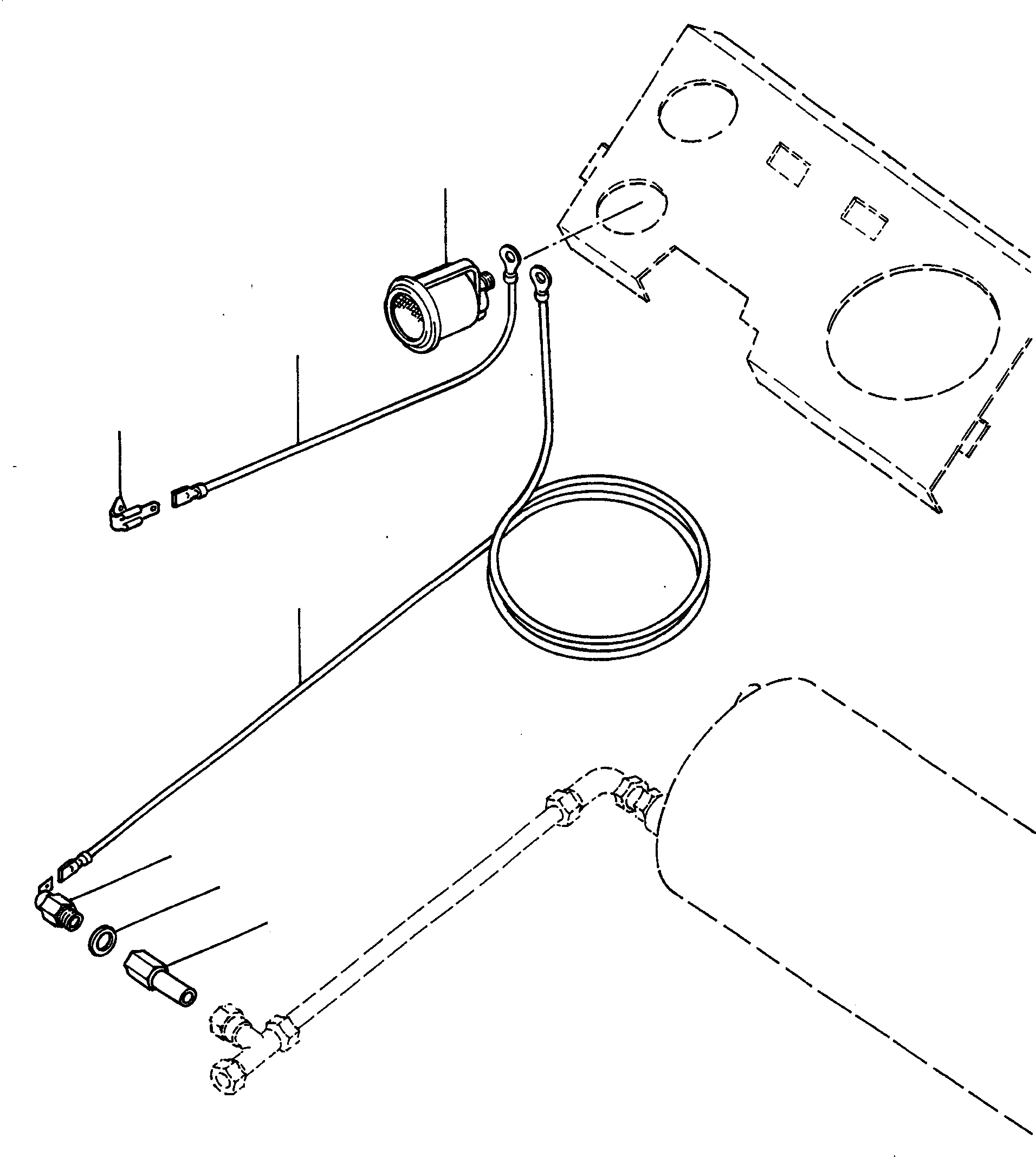 Схема запчастей Komatsu 55C - ТОРМОЗ. WARNING СИСТЕМА ДВИГАТЕЛЬ, АКСЕССУАРЫ И ЭЛЕКТРИЧ. СИСТЕМА