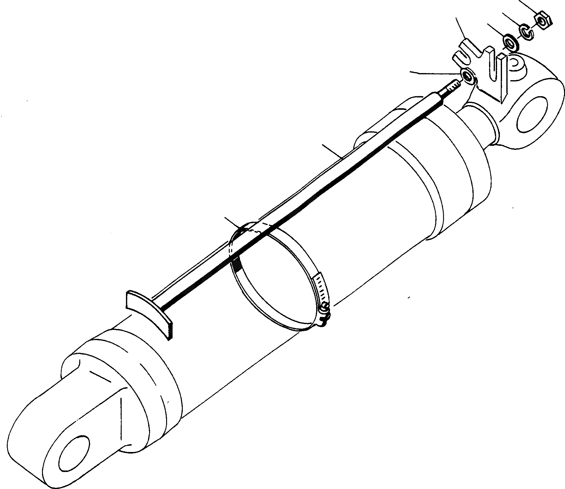 Схема запчастей Komatsu 55C - КОВШ POSITION ИНДИКАТОР ОБОРУД-Е