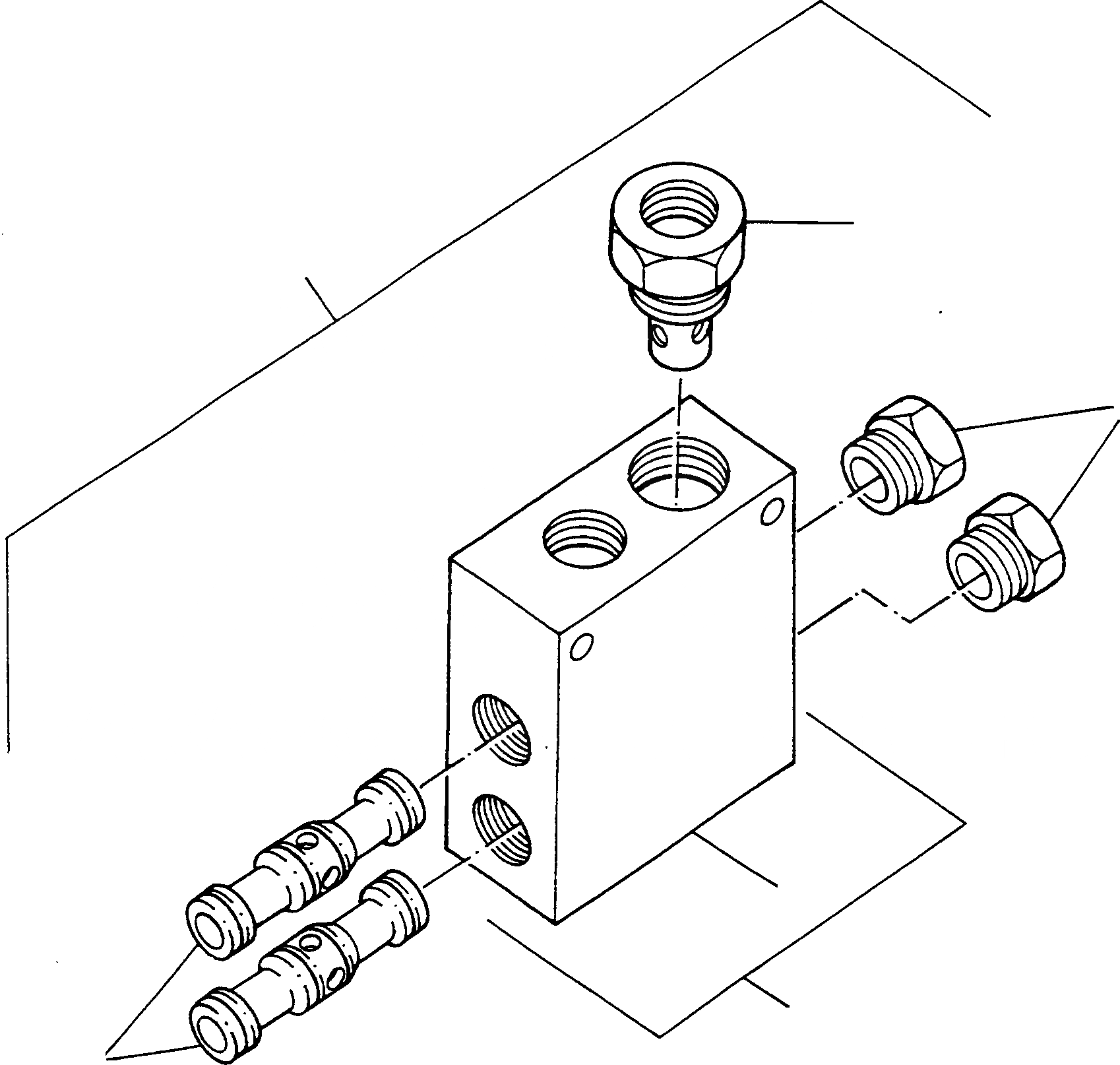 Схема запчастей Komatsu 55C - РУЛЕВ. УПРАВЛЕНИЕ, ТРУБЫS, SERVO УПРАВЛЯЮЩ. КЛАПАН РУЛЕВ. УПРАВЛЕНИЕ, ТРУБЫS