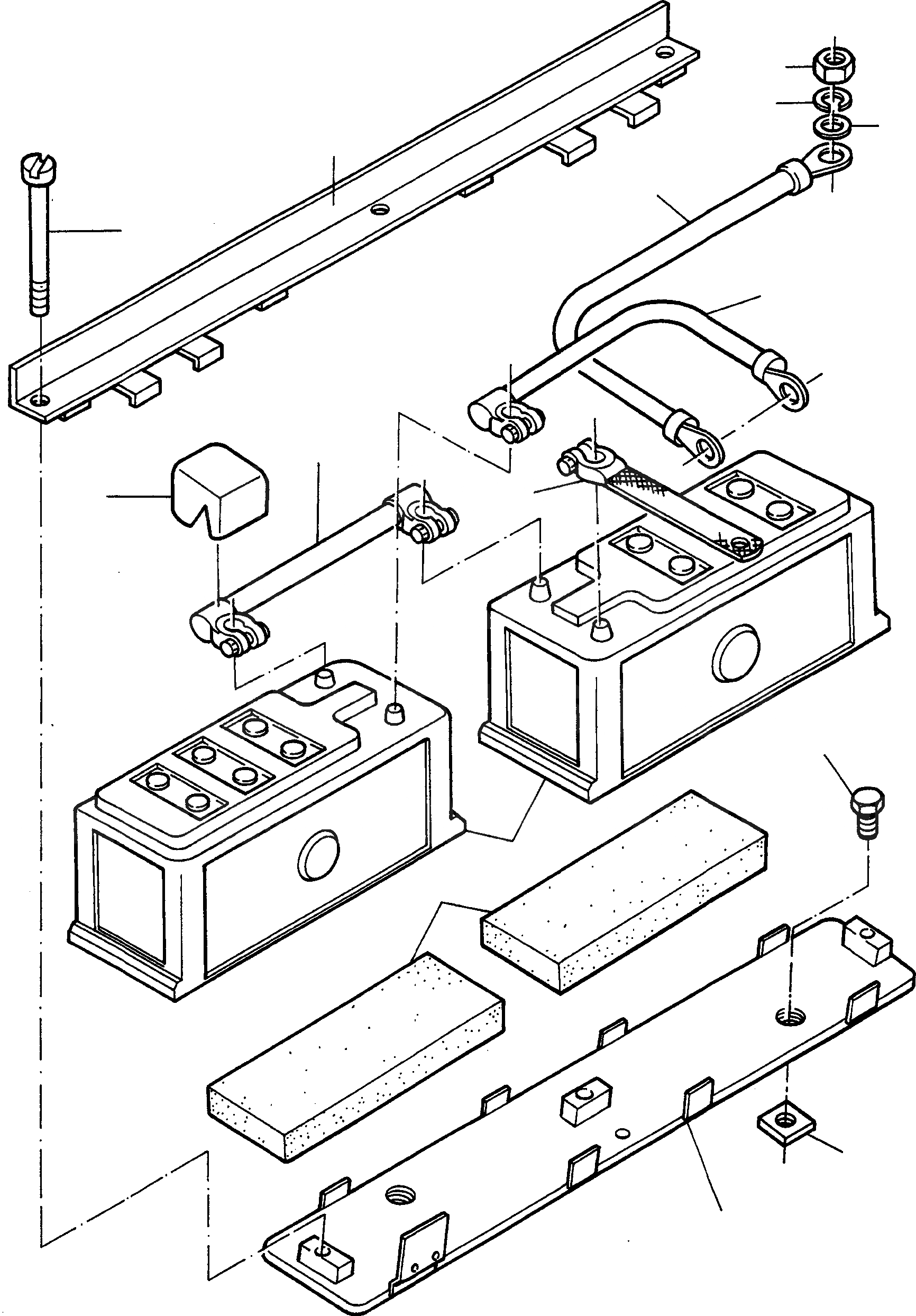 Схема запчастей Komatsu 55C - АККУМУЛЯТОР ДВИГАТЕЛЬ, АКСЕССУАРЫ И ЭЛЕКТРИЧ. СИСТЕМА