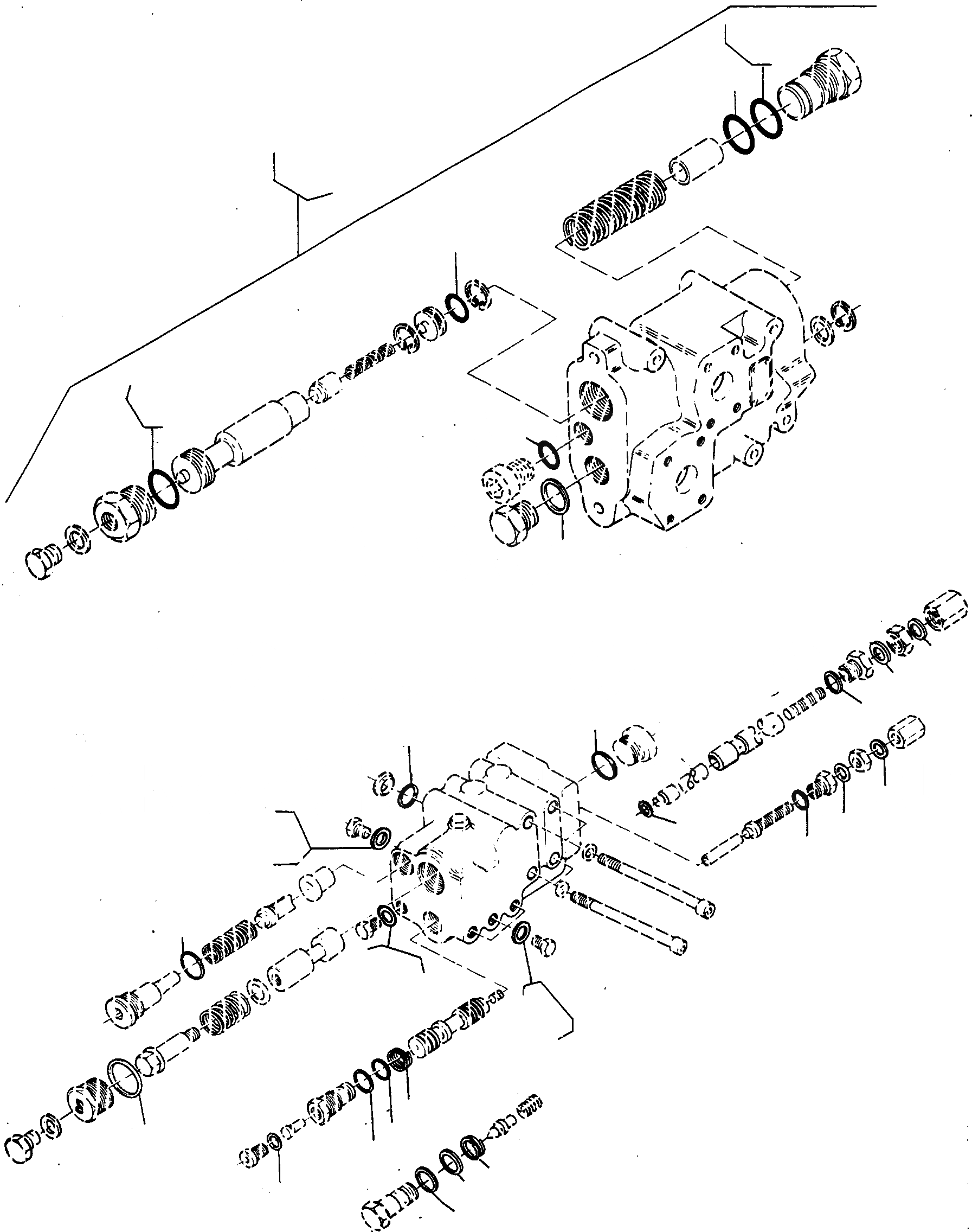 Схема запчастей Komatsu 55C - ДВОЙН. УПРАВЛЯЮЩ. КЛАПАН, КОМПЛЕКТ ПРОКЛАДОК ДВОЙН. УПРАВЛЯЮЩ. КЛАПАН, ЧАСТЬ I
