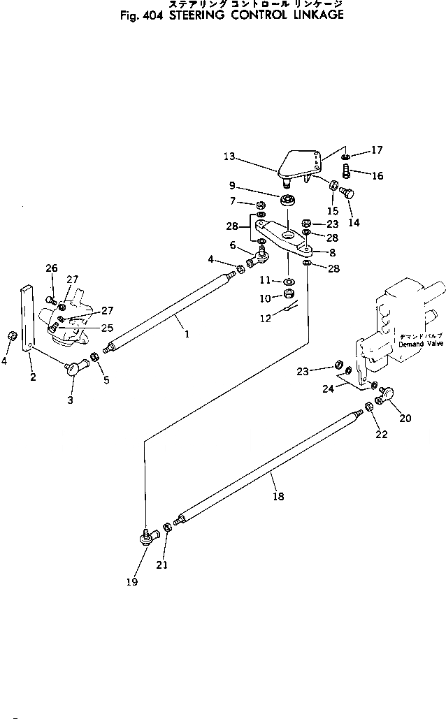 Схема запчастей Komatsu 560B-1 - РУЛЕВ. УПРАВЛЕНИЕ МЕХ-М УПРАВЛ-Я РУЛЕВ. УПРАВЛЕНИЕ И СИСТЕМА УПРАВЛЕНИЯ