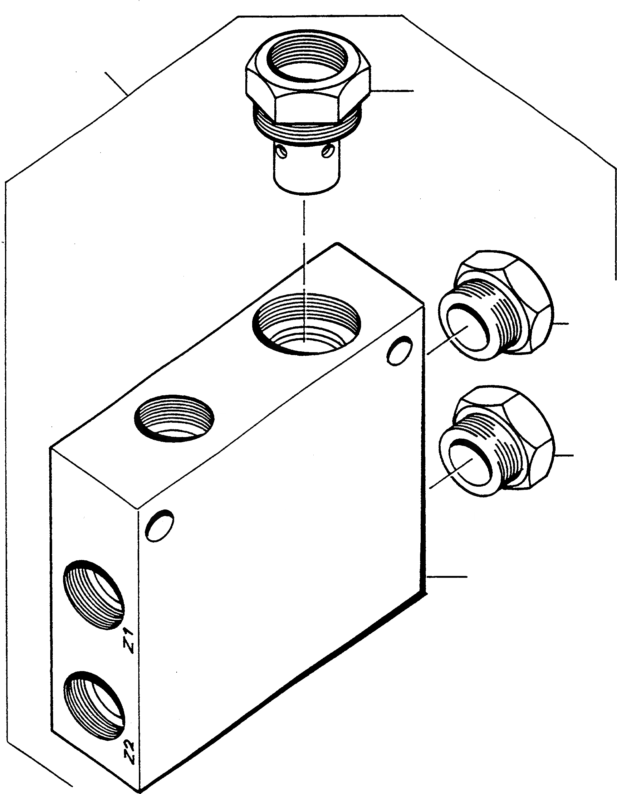 Схема запчастей Komatsu 60E - СЕРВОКЛАПАН СИСТЕМАУПРАВЛЕНИЯ ПОВОРОТОМ, ПЕРЕДНИЙ МОСТ, ТОРМОЗ. СИСТЕМА