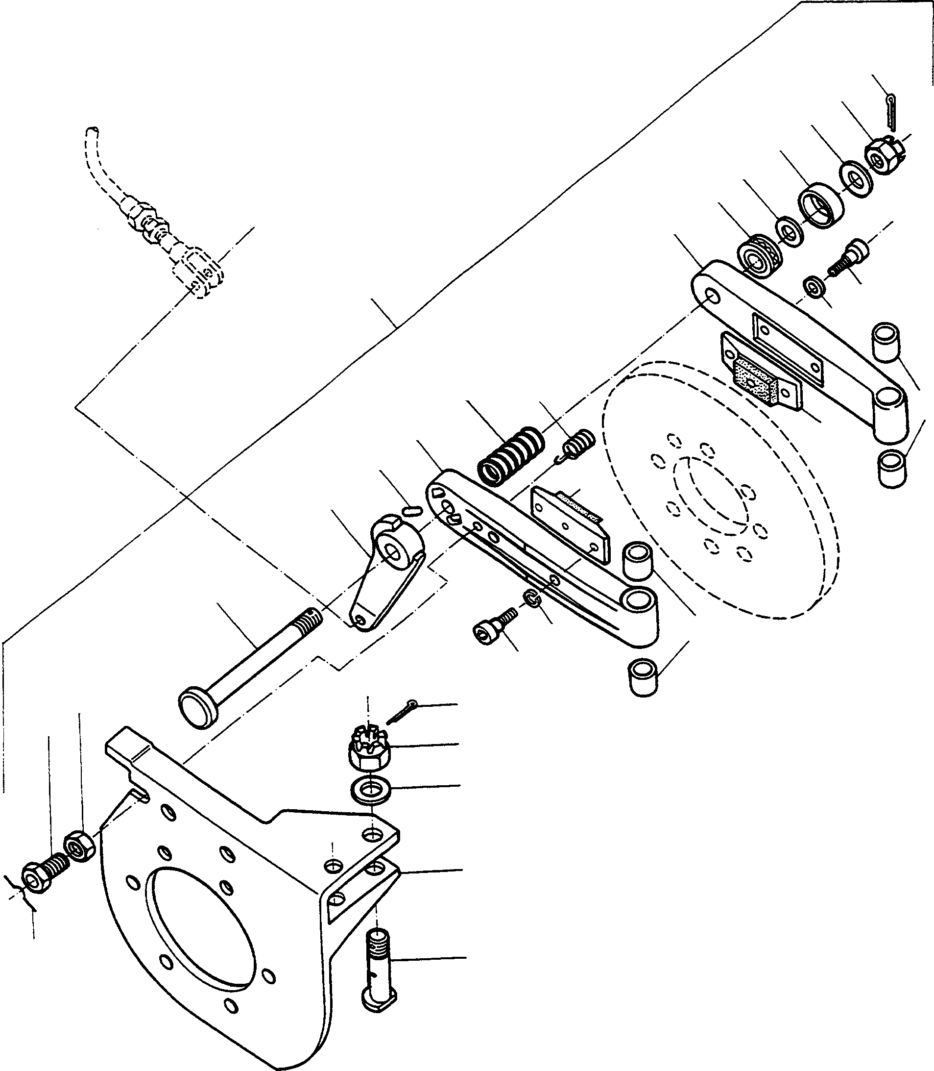 Схема запчастей Komatsu 66C - DISC ТОРМОЗ. СИСТЕМАУПРАВЛЕНИЯ ПОВОРОТОМ, ПЕРЕДНИЙ МОСТ, ТОРМОЗ. СИСТЕМА