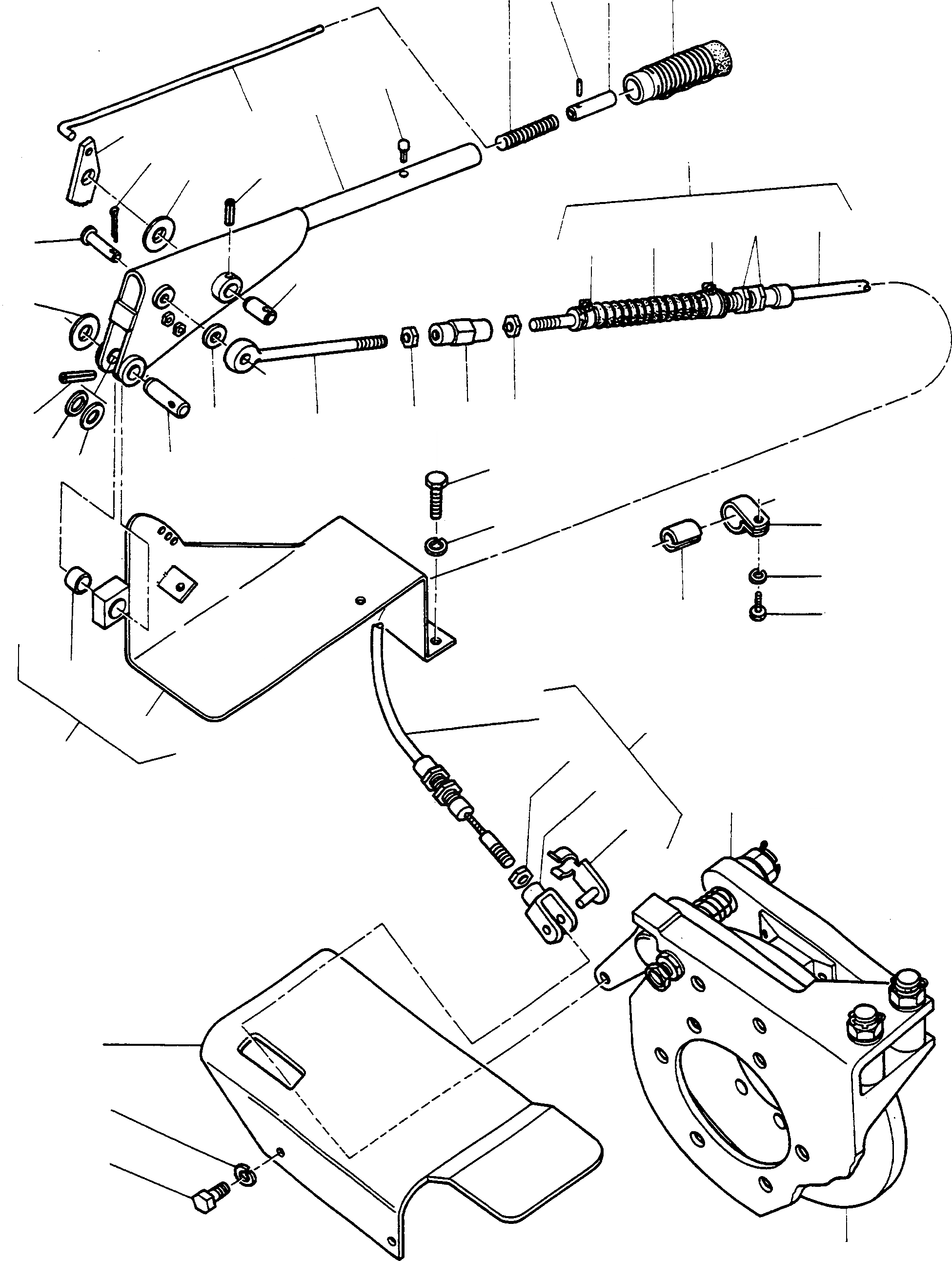 Схема запчастей Komatsu 66C - HAND ТОРМОЗ. И OPERATING ASSEMBLY СИСТЕМАУПРАВЛЕНИЯ ПОВОРОТОМ, ПЕРЕДНИЙ МОСТ, ТОРМОЗ. СИСТЕМА