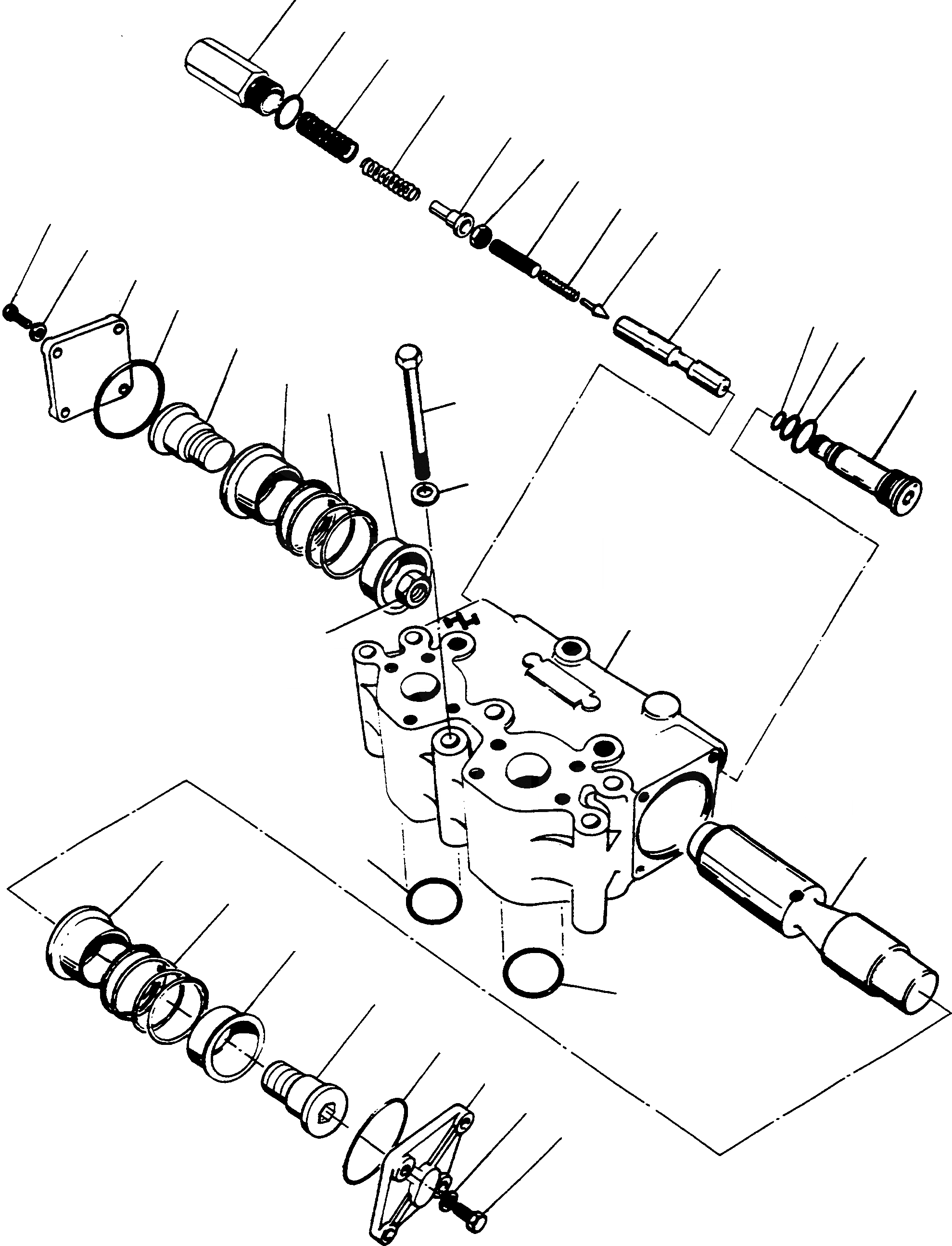 Схема запчастей Komatsu 66C - УПРАВЛЯЮЩ. КЛАПАН, WAYS УПРАВЛЯЮЩ. КЛАПАН ГИДРАВЛИКА
