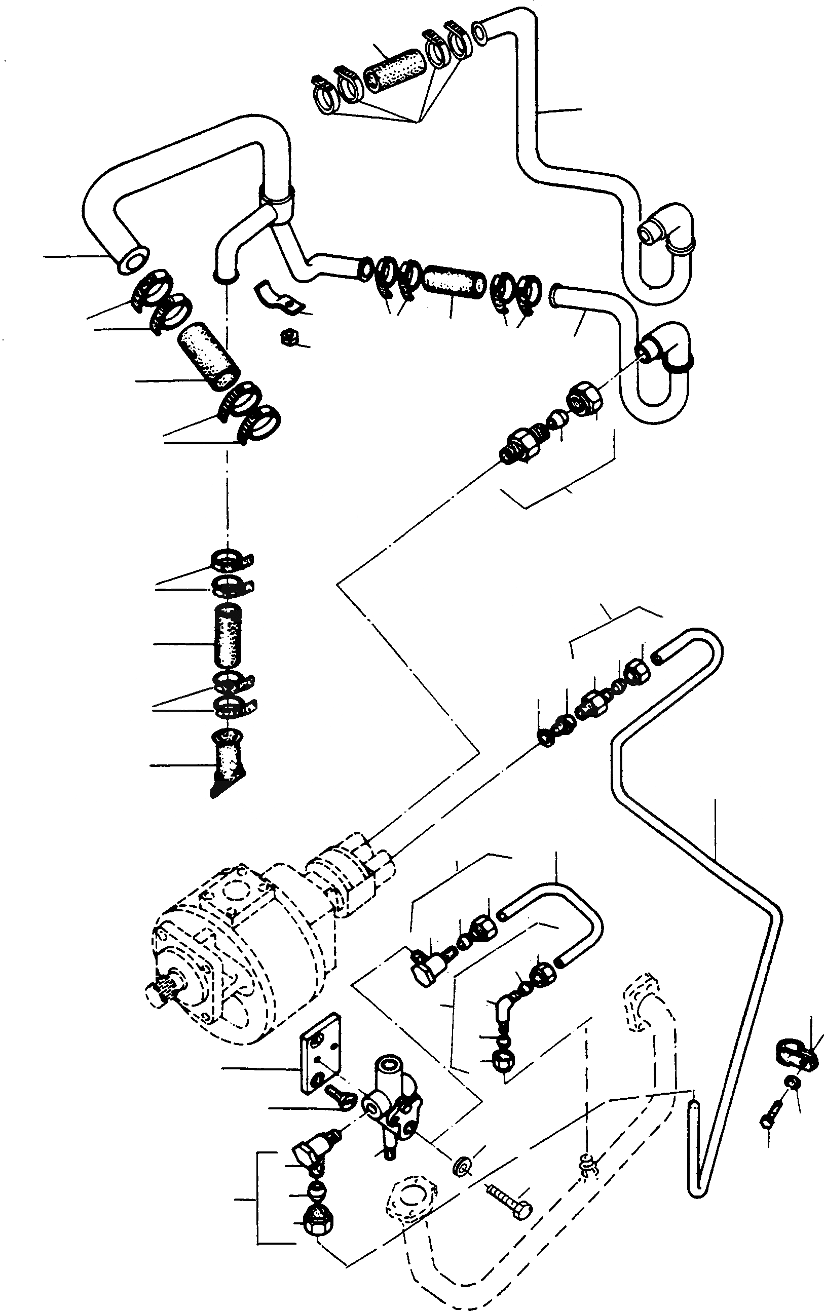 Схема запчастей Komatsu 66C - PRESSURE LIMITING КЛАПАН, ТРУБЫS ГИДРАВЛИКА
