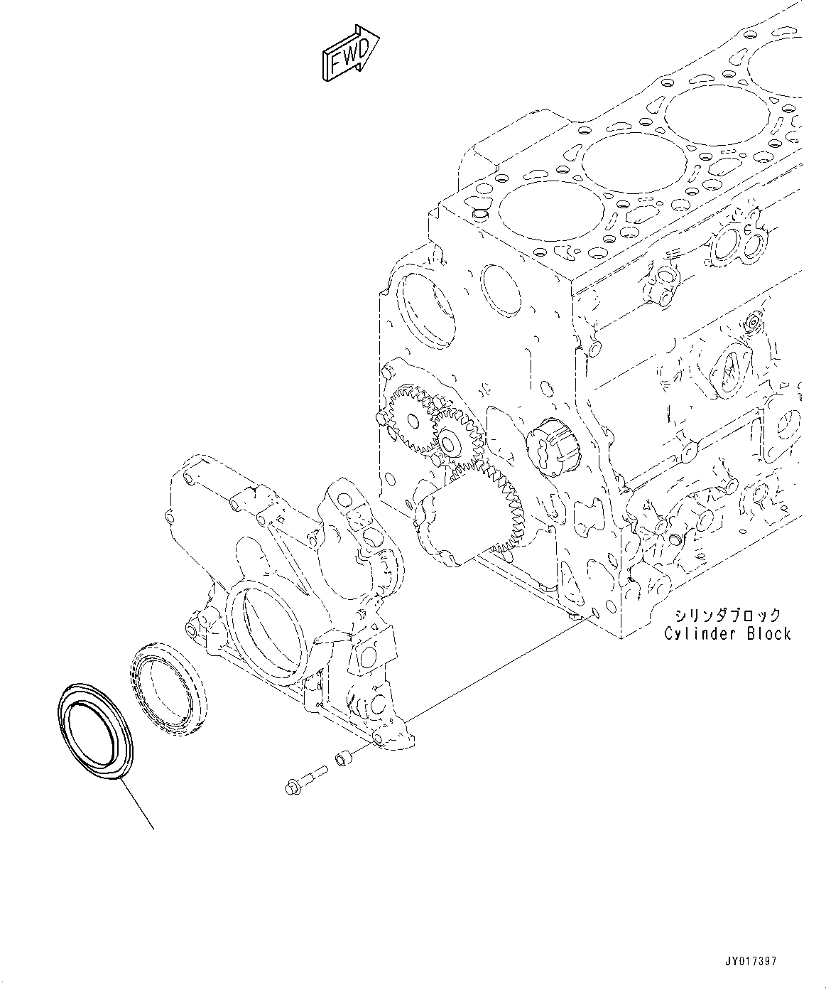 Схема запчастей Komatsu SAA6D107E-2 - DUST УПЛОТНЕНИЕ DUST УПЛОТНЕНИЕ