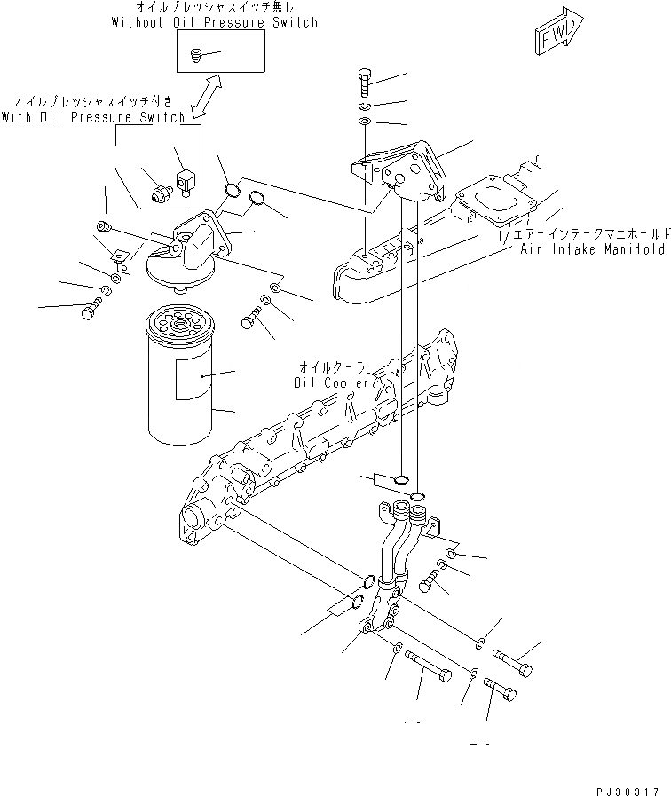 Схема запчастей Komatsu 6D105-1Z - - -