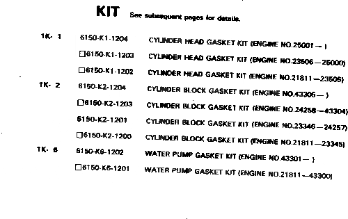 Схема запчастей Komatsu 6D125-1DD - КОМПЛЕКТ ПРОКЛАДОК ДВИГАТЕЛЬ КОМПЛЕКТ
