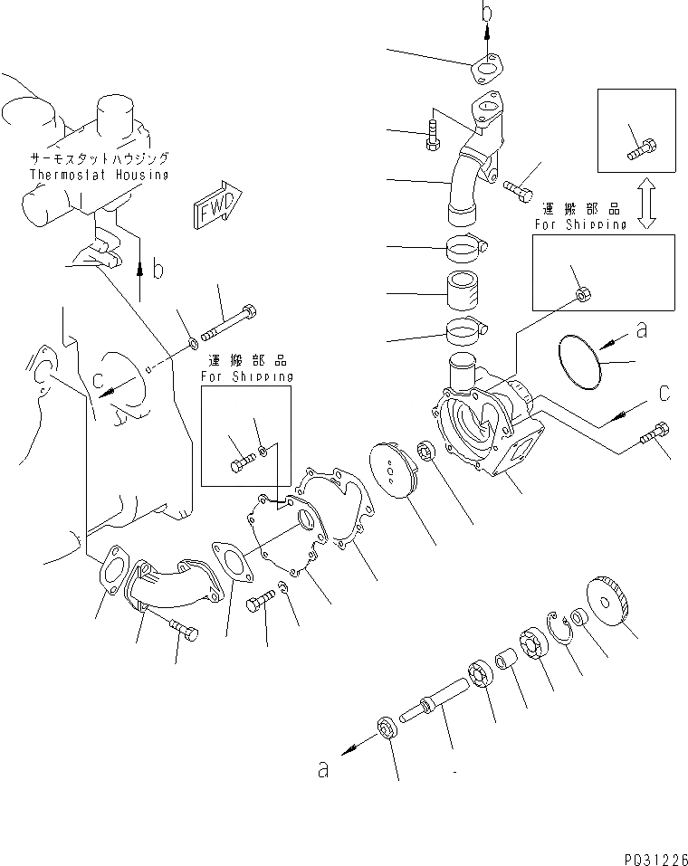 Схема запчастей Komatsu 6D125-1X - - -