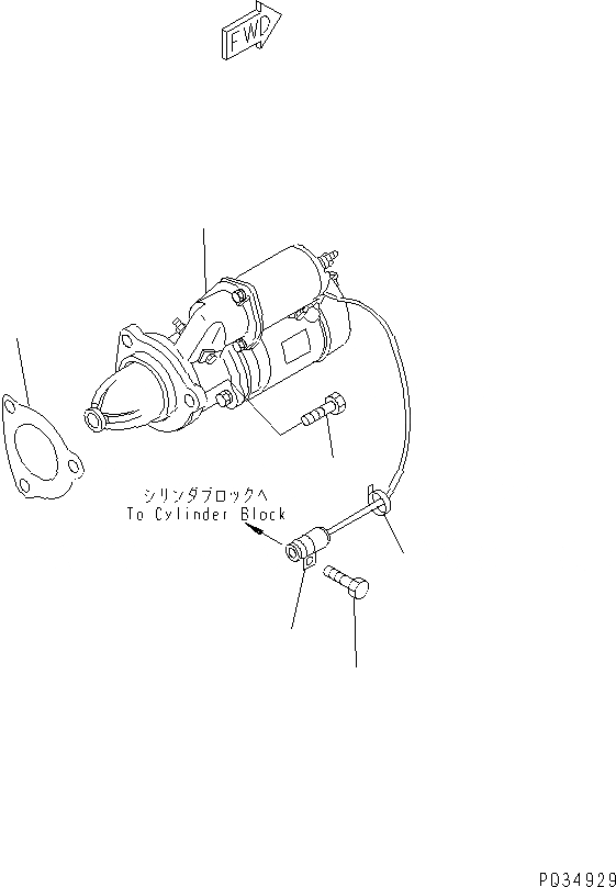 Схема запчастей Komatsu 6D125-1X - - -