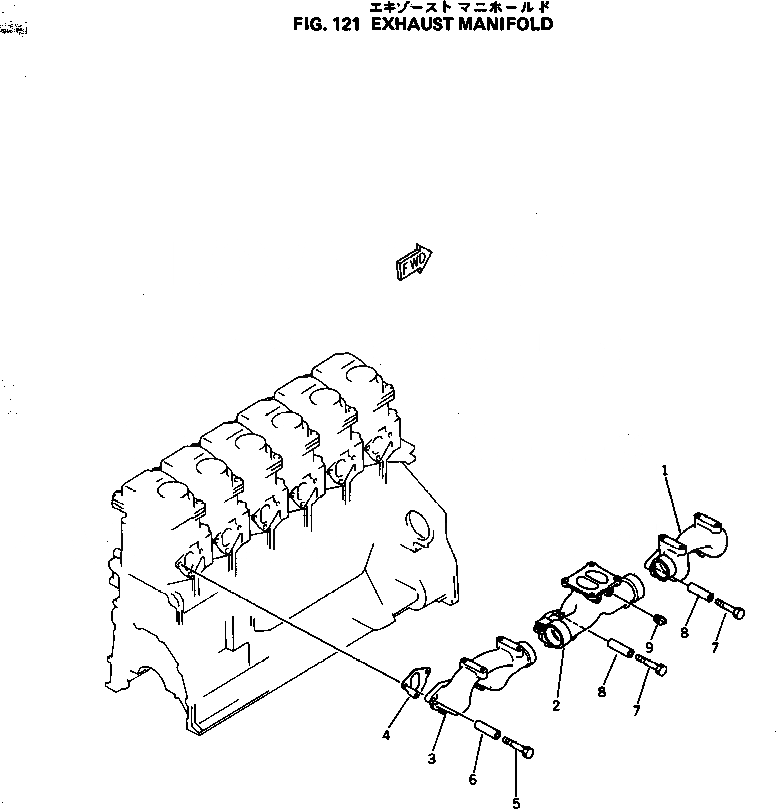 Схема запчастей Komatsu 6D125-1Q - - -