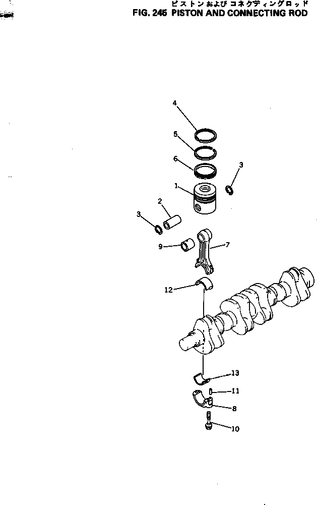 Схема запчастей Komatsu 6D125-1Q - - -