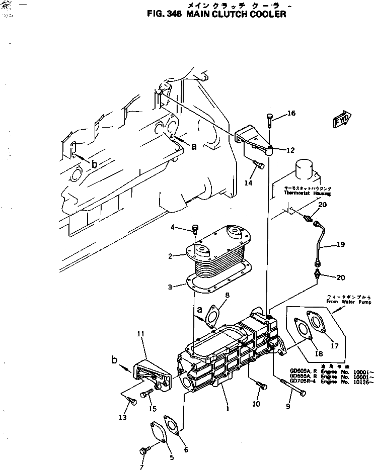 Схема запчастей Komatsu 6D125-1Q - - -