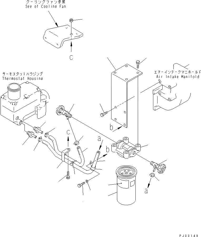 Схема запчастей Komatsu 6D125-1DD-EW - АНТИКОРРОЗ. ЭЛЕМЕНТ И ТРУБЫ(№8-) ДВИГАТЕЛЬ