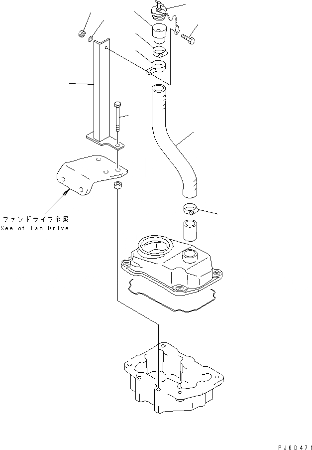Схема запчастей Komatsu 6D125E-2D-5 - КРЫШКА ГОЛОВКИ КОМПОНЕНТЫ(№778-) ДВИГАТЕЛЬ