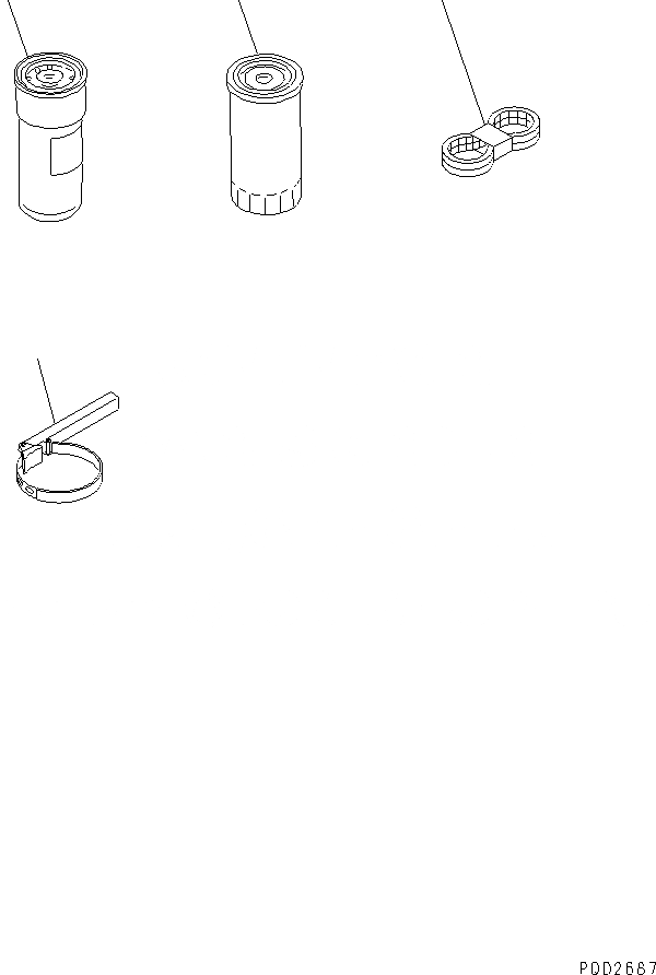 Схема запчастей Komatsu 6D125E-2J-S5 - ЗАП. ЧАСТИ (ДЛЯ A ALTERNETOR)(№887-) ДВИГАТЕЛЬ