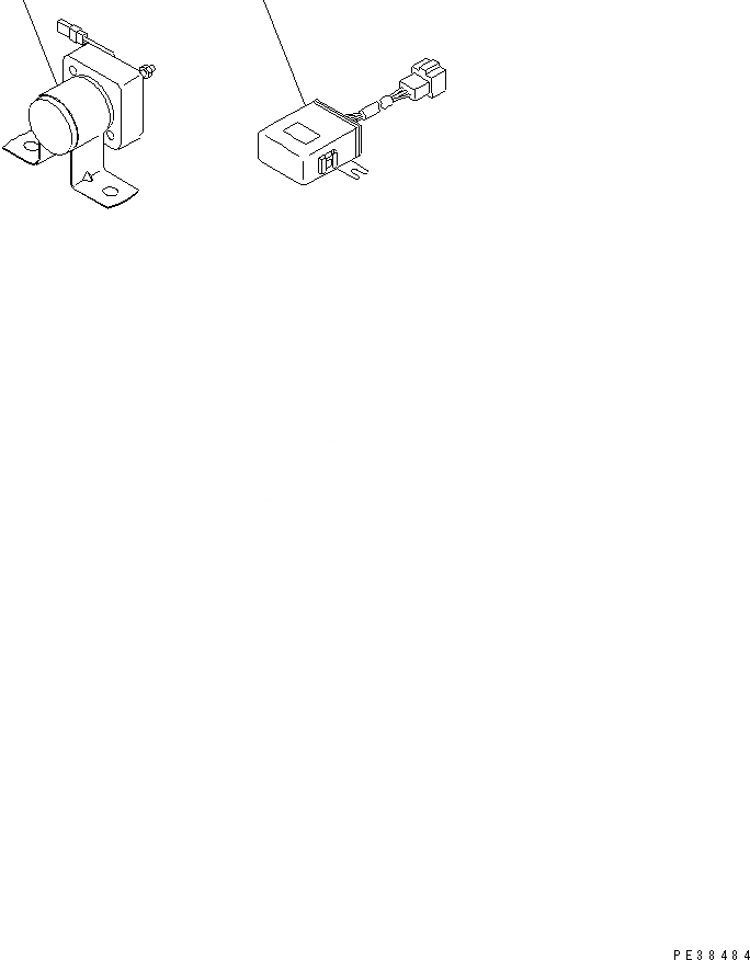 Схема запчастей Komatsu 6D95L-1AF-12 - GOLW РЕЛЕ(№7-) ДВИГАТЕЛЬ