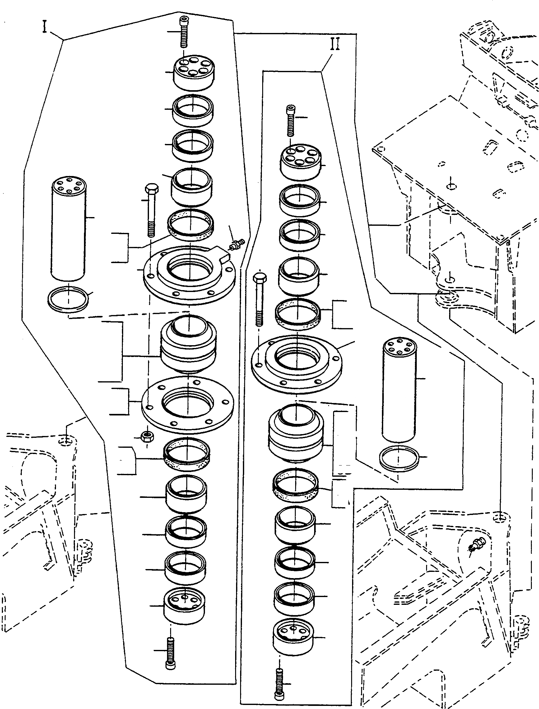 Схема запчастей Komatsu 70E - HINGE ШАССИ И SUPERSTRUCTURE