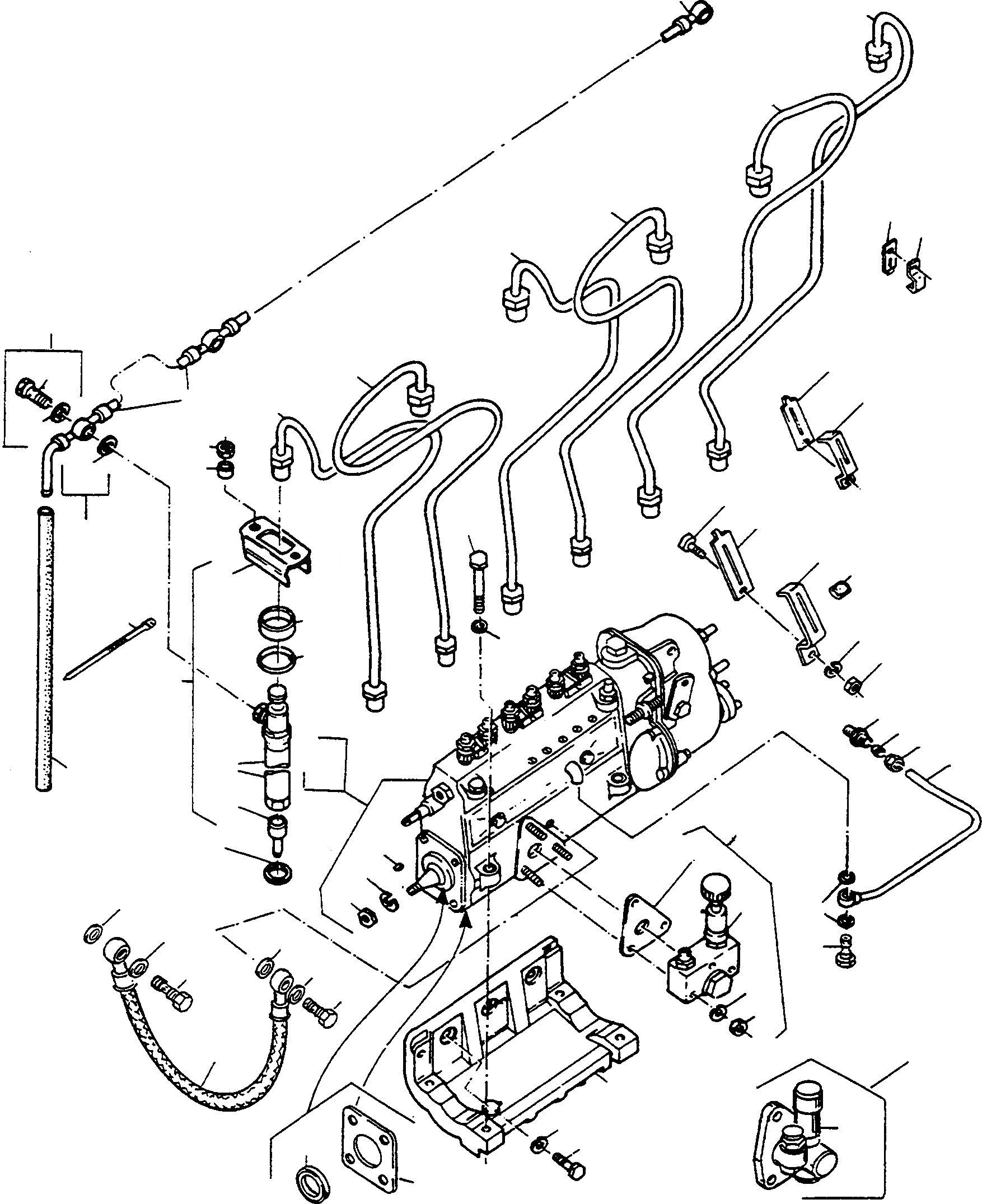 Схема запчастей Komatsu 70E - ВПРЫСК СИСТЕМА ДВИГАТЕЛЬ, АКСЕССУАРЫ И ЭЛЕКТРИЧ. СИСТЕМА
