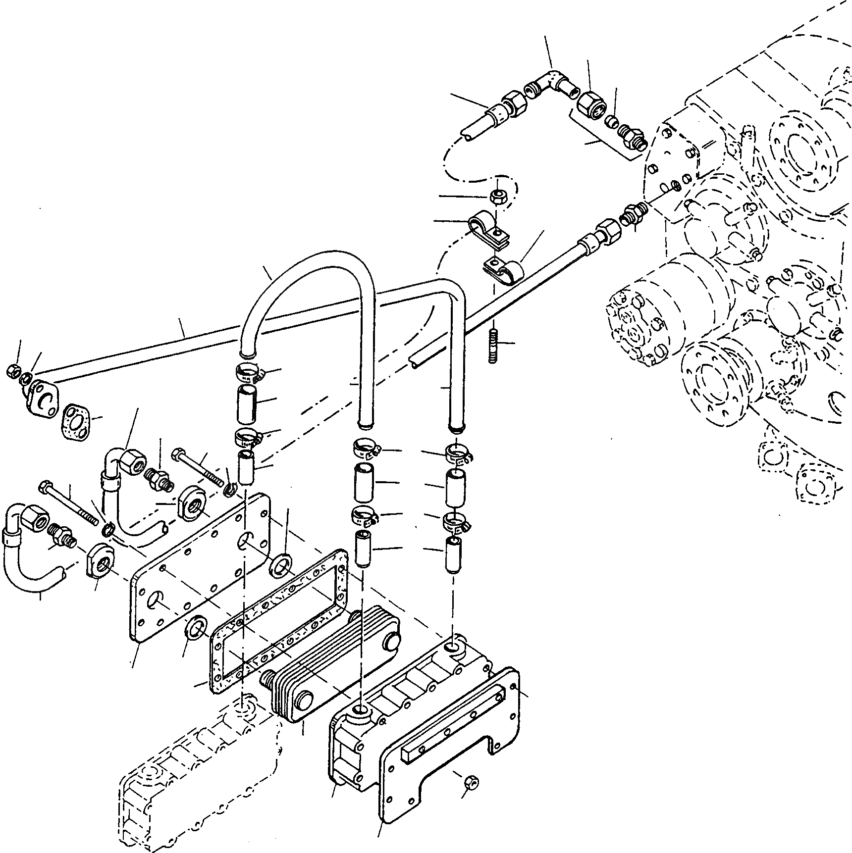Схема запчастей Komatsu 70E - ТРАНСМИССИЯ МАСЛ. ОХЛАЖД-Е UP - ДВИГАТЕЛЬ NO.  И FROM ДВИГАТЕЛЬ NO.   ДВИГАТЕЛЬ, АКСЕССУАРЫ И ЭЛЕКТРИЧ. СИСТЕМА