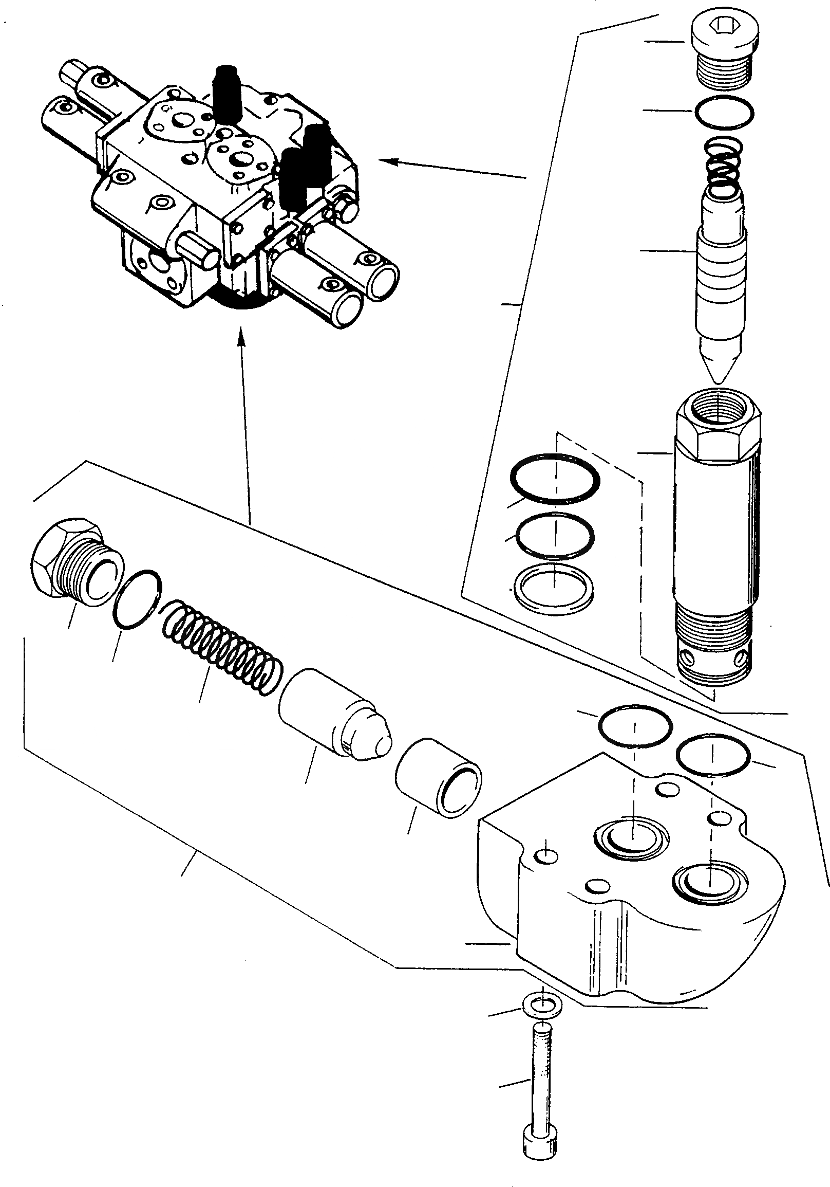 Схема запчастей Komatsu 70E - УПРАВЛЯЮЩ. КЛАПАН, TWO WAYS УПРАВЛЯЮЩ. КЛАПАН, TWO WAYS