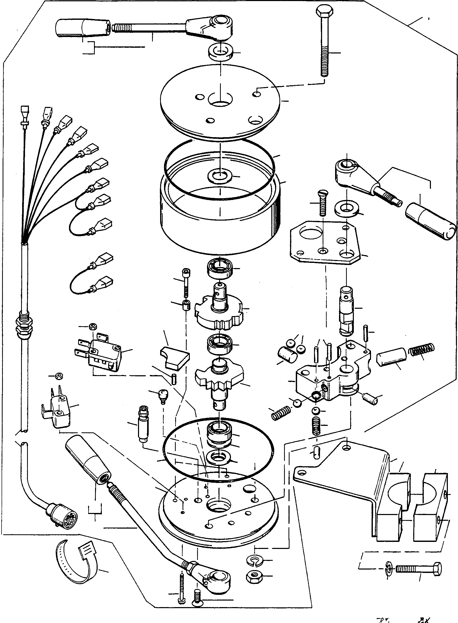 Схема запчастей Komatsu 70E - ТРАНСМИССИЯ SHIFT ТРАНСМИССИЯ И ЗАДН. МОСТ