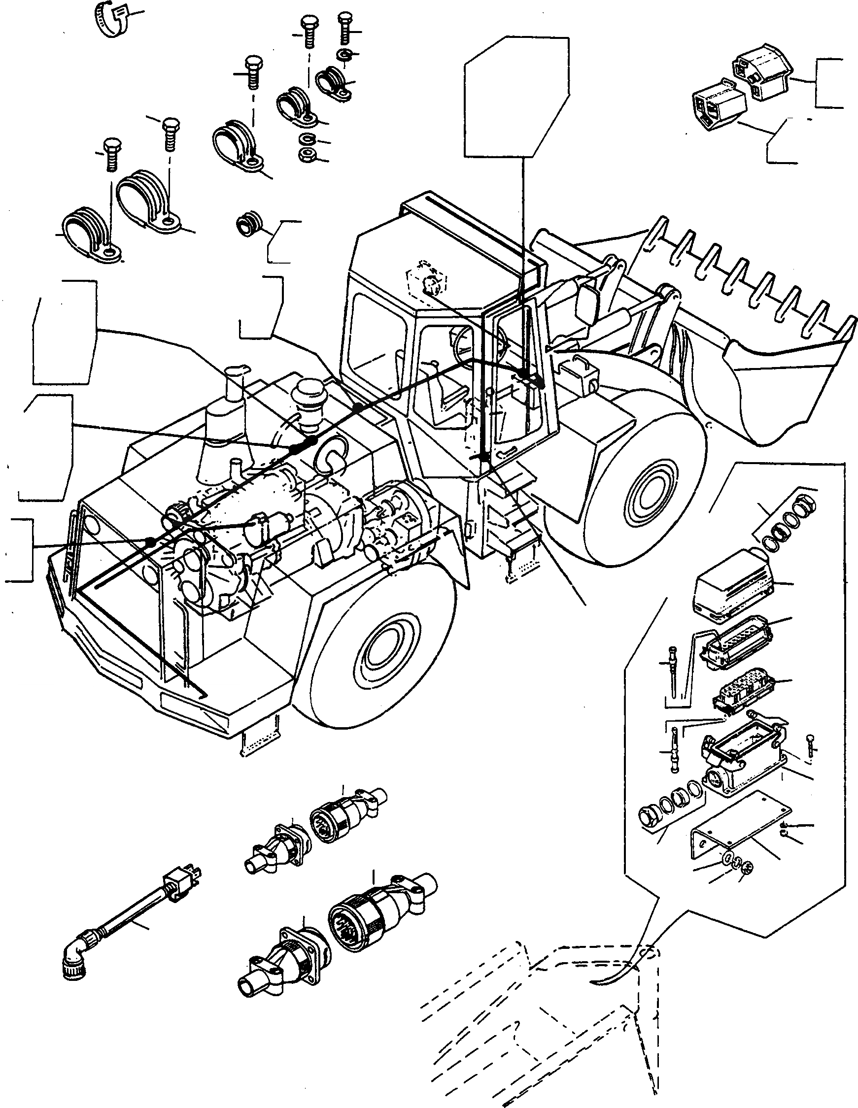 Схема запчастей Komatsu 70E - ЭЛЕКТРИЧ. СИСТЕМА, Э/ПРОВОДКА ДВИГАТЕЛЬ, АКСЕССУАРЫ И ЭЛЕКТРИЧ. СИСТЕМА