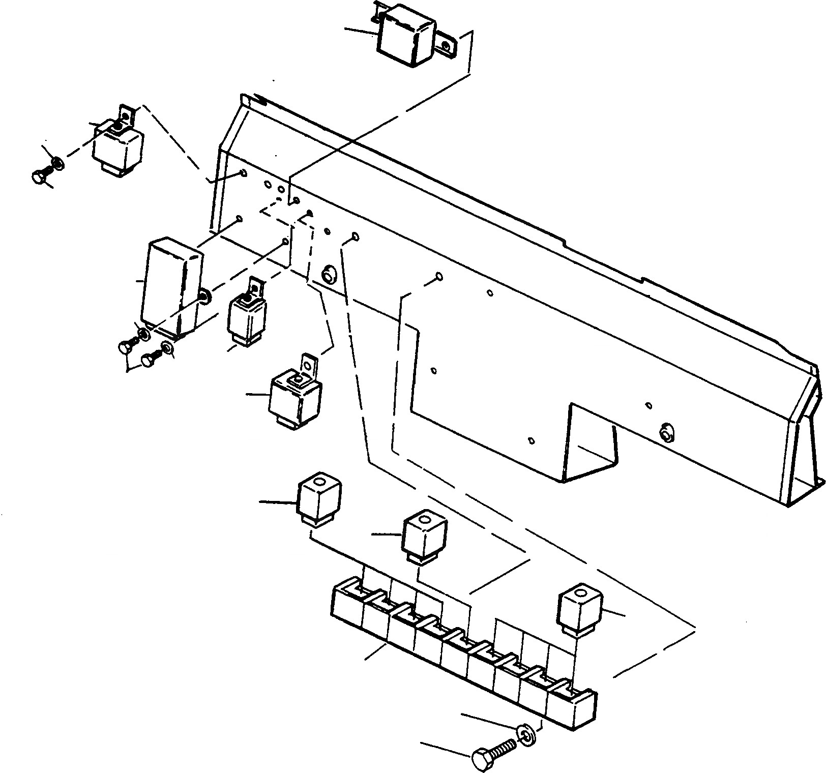 Схема запчастей Komatsu 70E - ЭЛЕКТРИЧ. СИСТЕМА, РЕЛЕ ДВИГАТЕЛЬ, АКСЕССУАРЫ И ЭЛЕКТРИЧ. СИСТЕМА