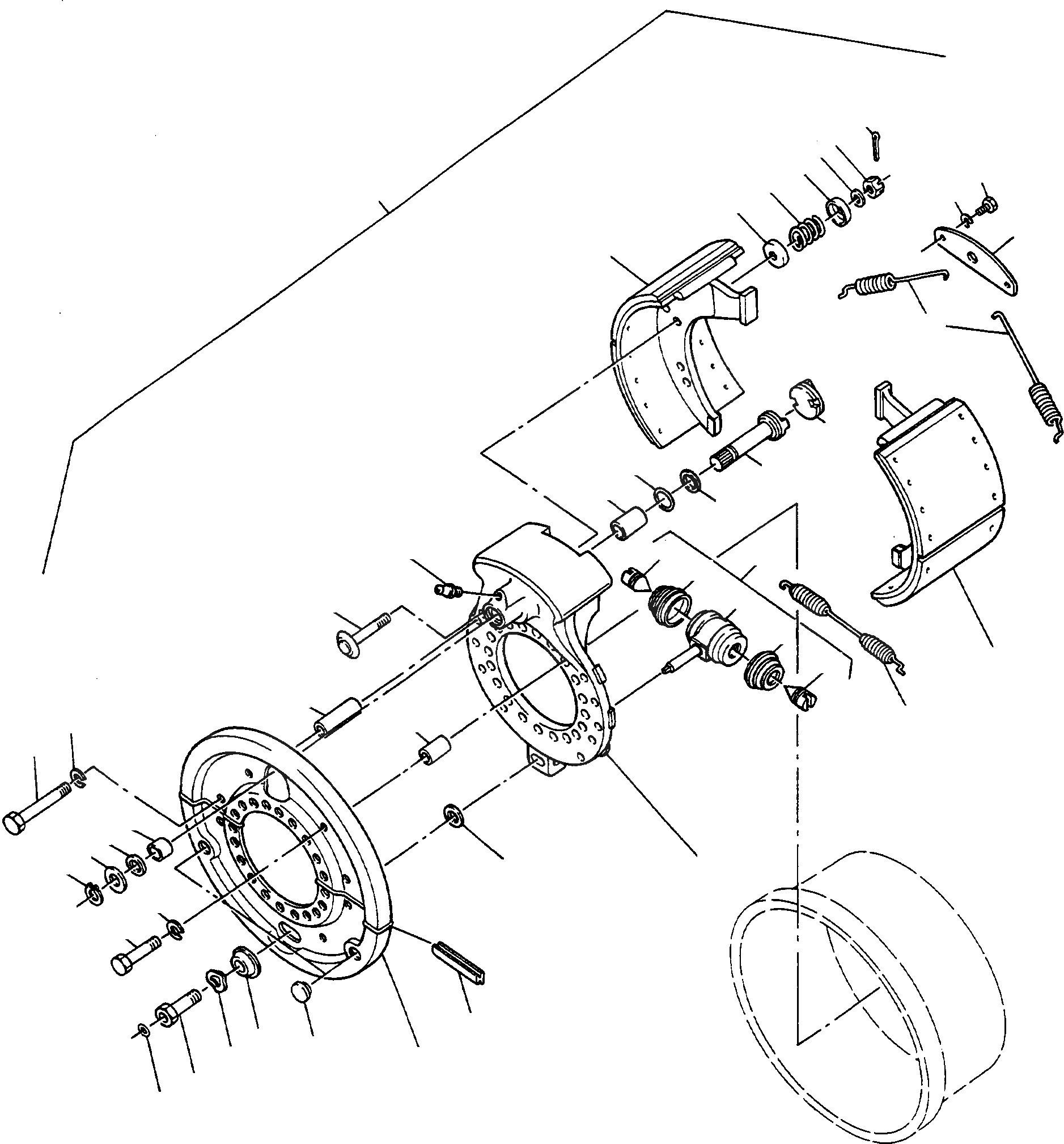 Схема запчастей Komatsu 77C - ПЕРЕДНИЙ МОСТ, ТОРМОЗ. СИСТЕМАУПРАВЛЕНИЯ ПОВОРОТОМ, ПЕРЕДНИЙ МОСТ, ТОРМОЗ. СИСТЕМА