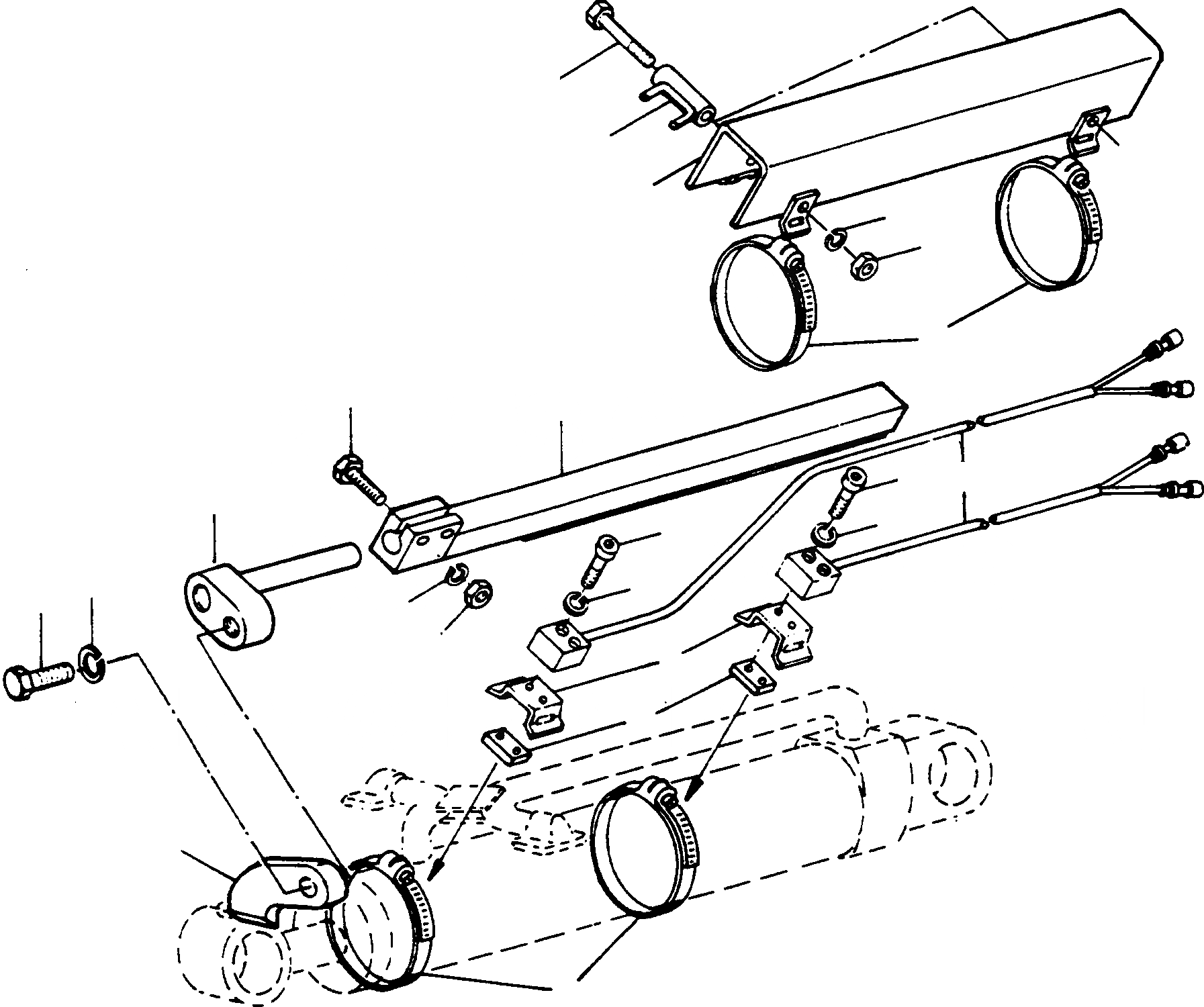 Схема запчастей Komatsu 77C - ВОЗВРАТ В РАБОЧ. ПОЛОЖ-Е ОБОРУД-Е