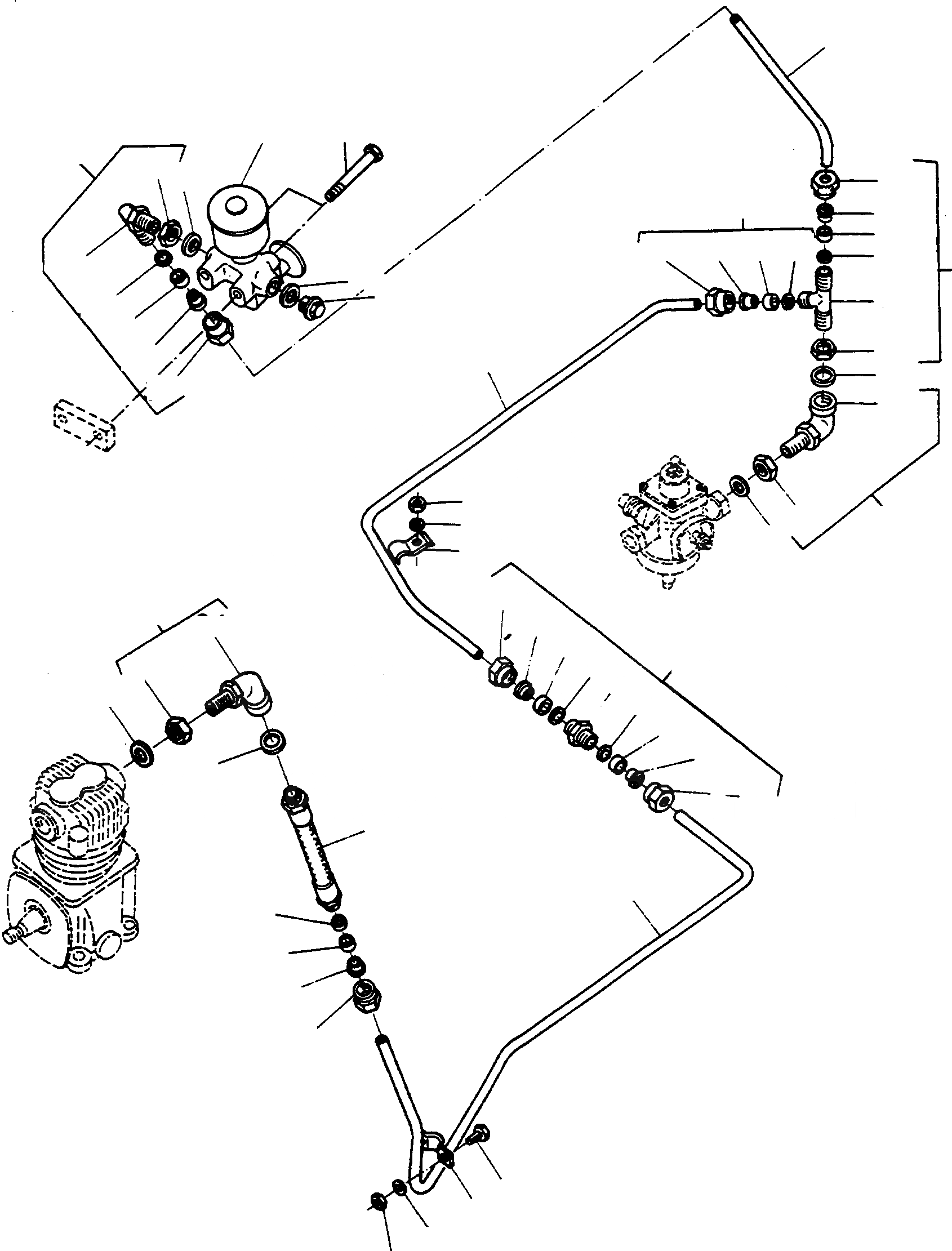 Схема запчастей Komatsu 77C - ТОРМОЗ. СИСТЕМА, GM-ДВИГАТЕЛЬ СИСТЕМАУПРАВЛЕНИЯ ПОВОРОТОМ, ПЕРЕДНИЙ МОСТ, ТОРМОЗ. СИСТЕМА