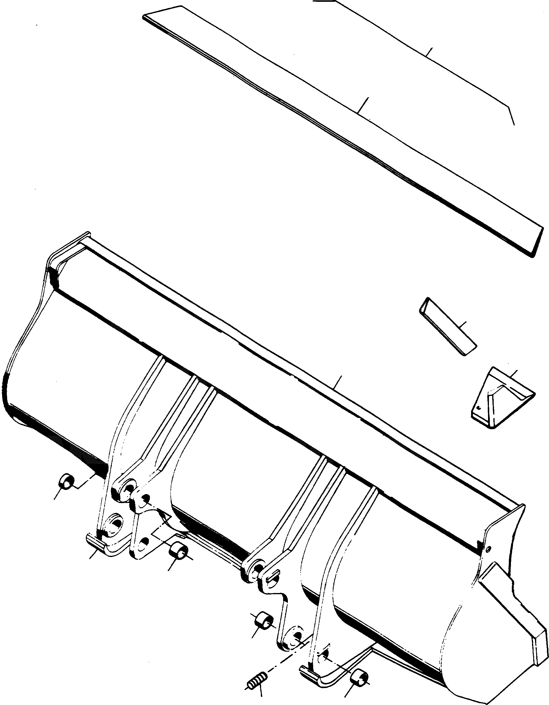 Схема запчастей Komatsu 77C - КОВШ, LITER 8 ОБОРУД-Е